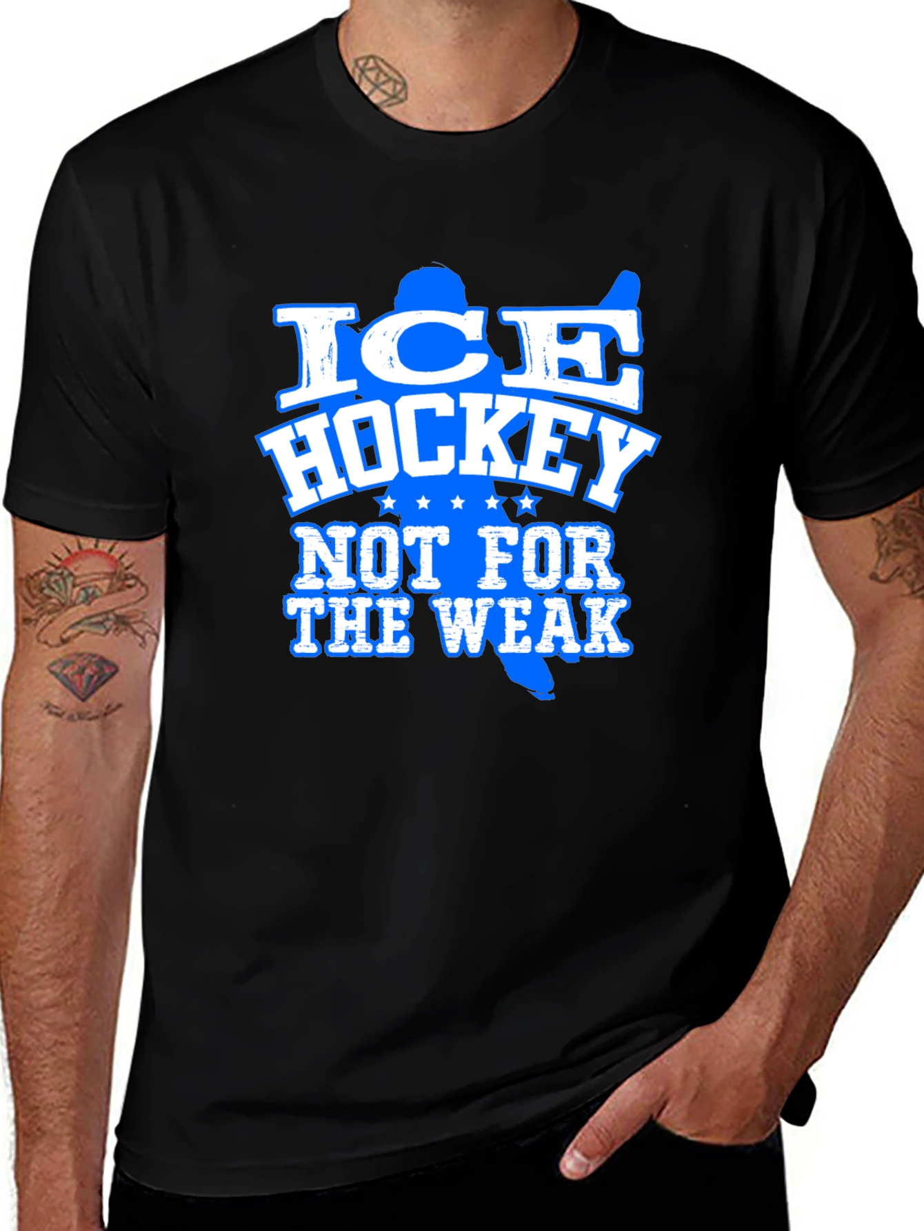 Variant 25 of Ice Hockey - Not For The Weak - Graphic T-Shirt