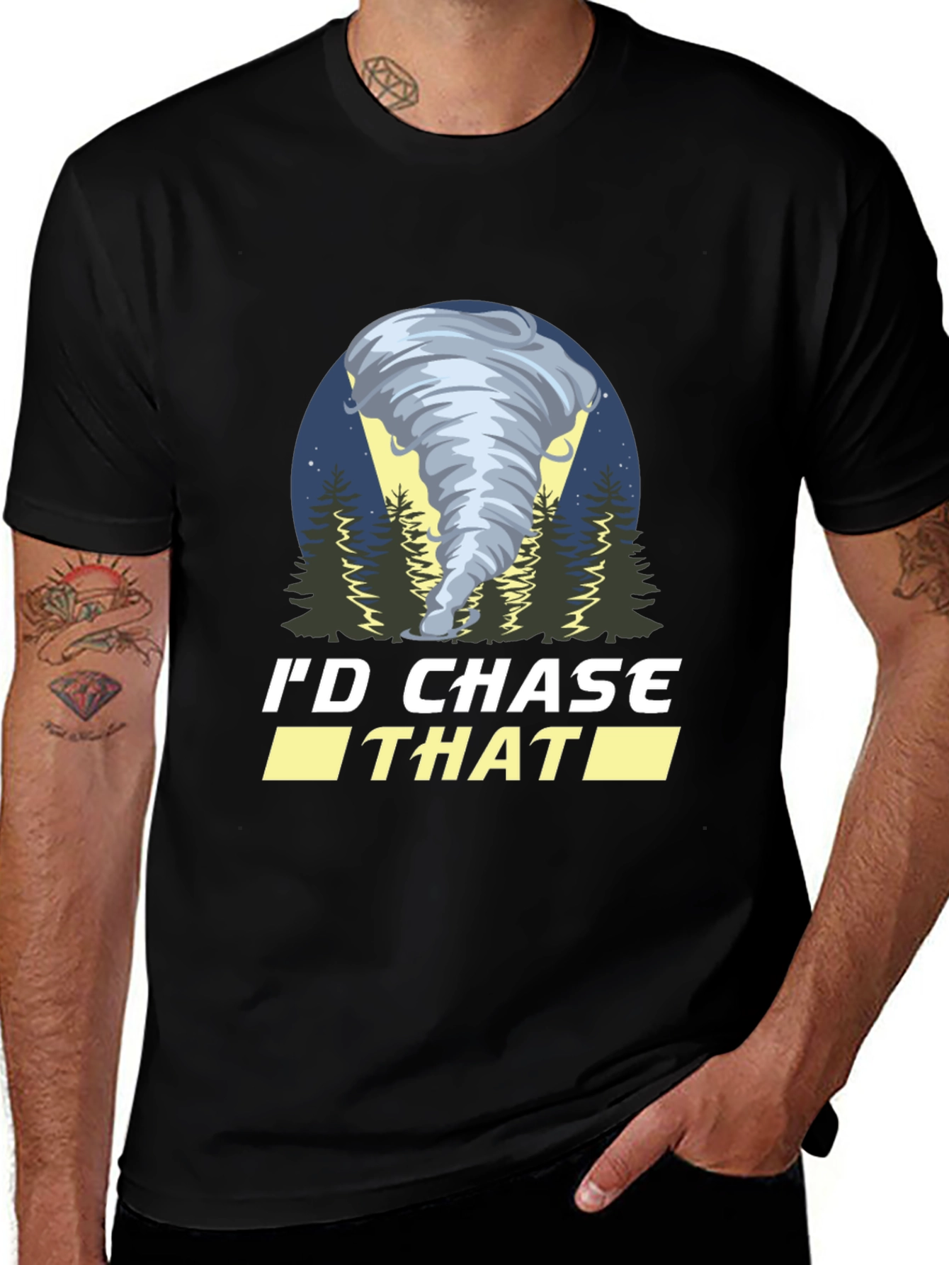 Variant 28 of I'd Chase That Tornado Graphic Tee