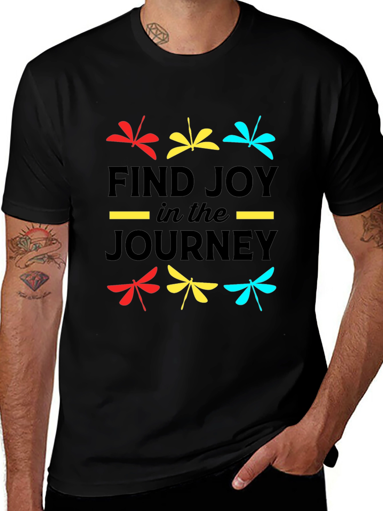 Variant 11 of Find Joy Dragonfly Graphic Tee