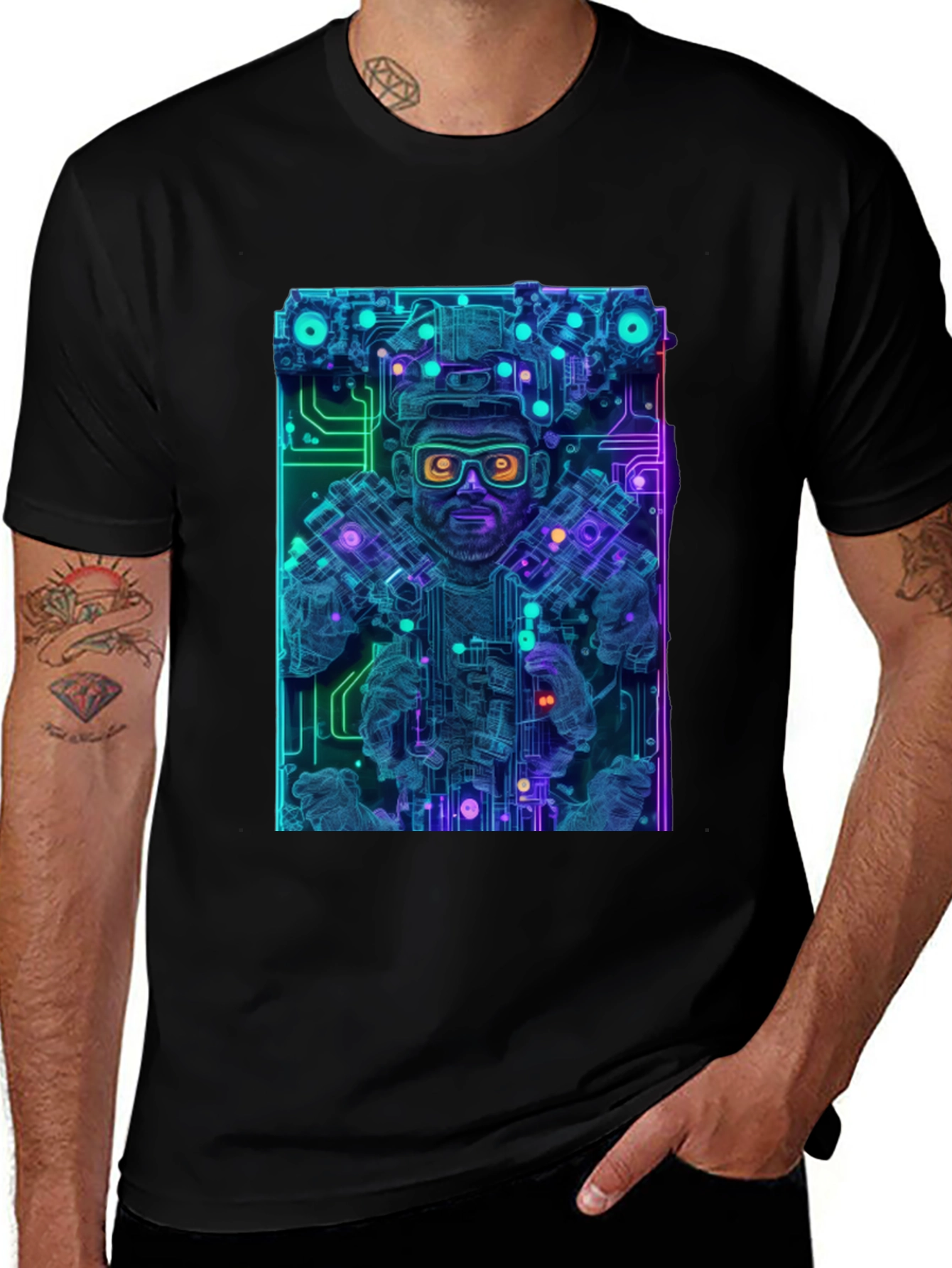 Cyberpunk Circuit T-Shirt