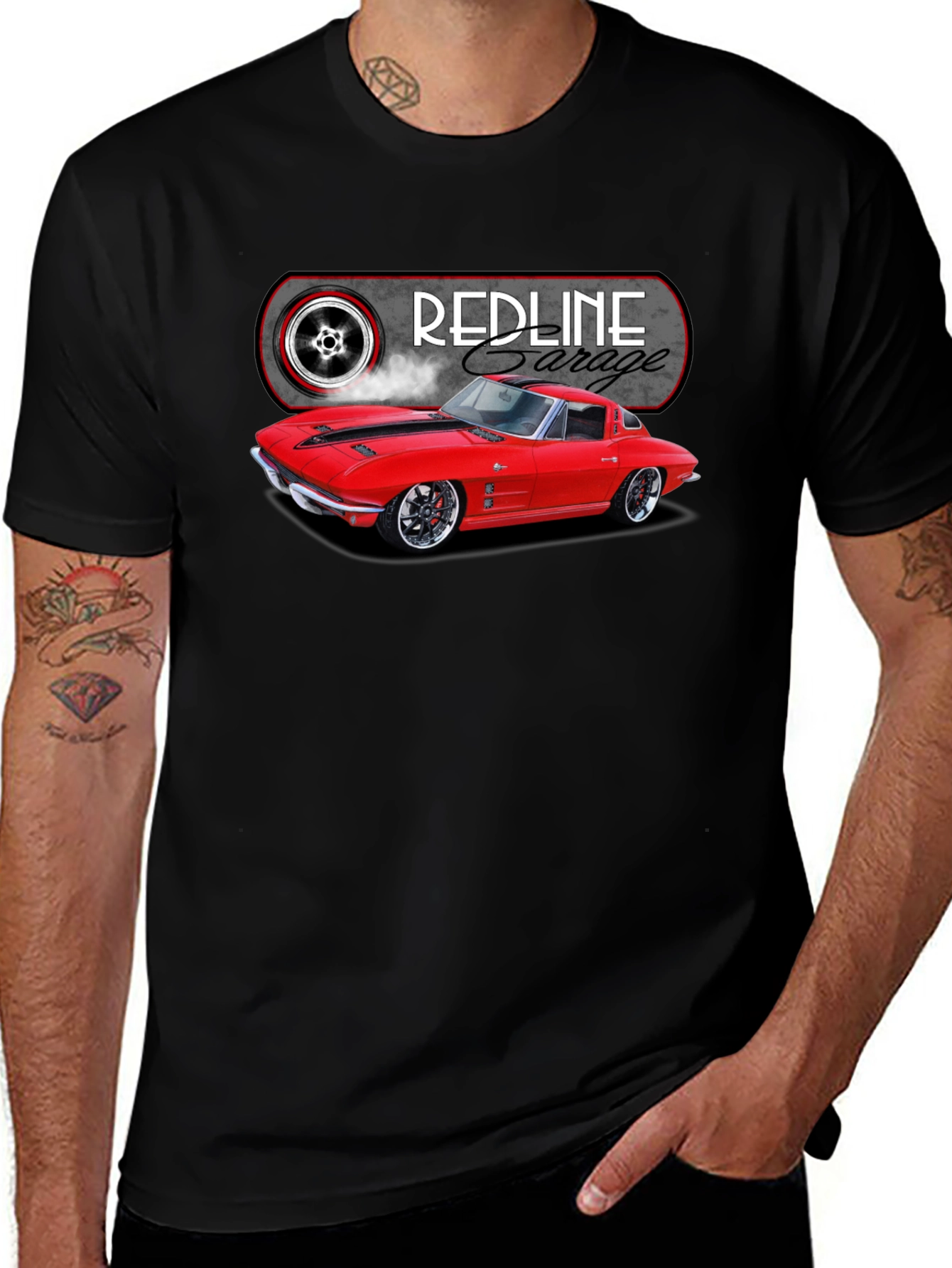 Variant 17 of Redline Garage Classic Car T-Shirt