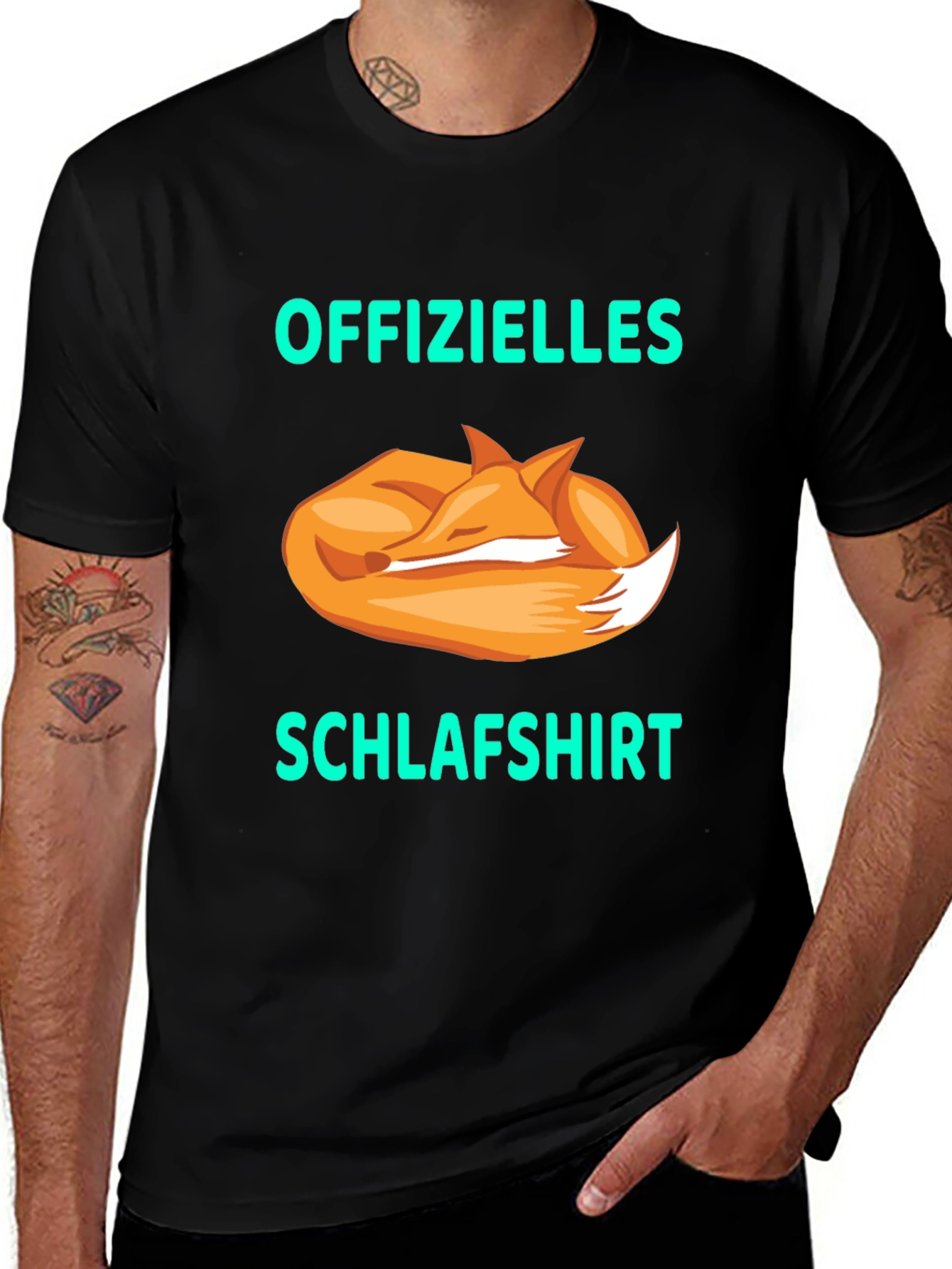 Variant 19 of Offizielles Schlafshirt Fox Graphic Tee