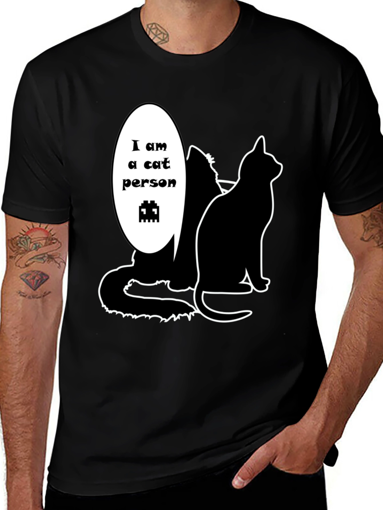 Variant 9 of I Am a Cat Person T-Shirt - Graphic Tee