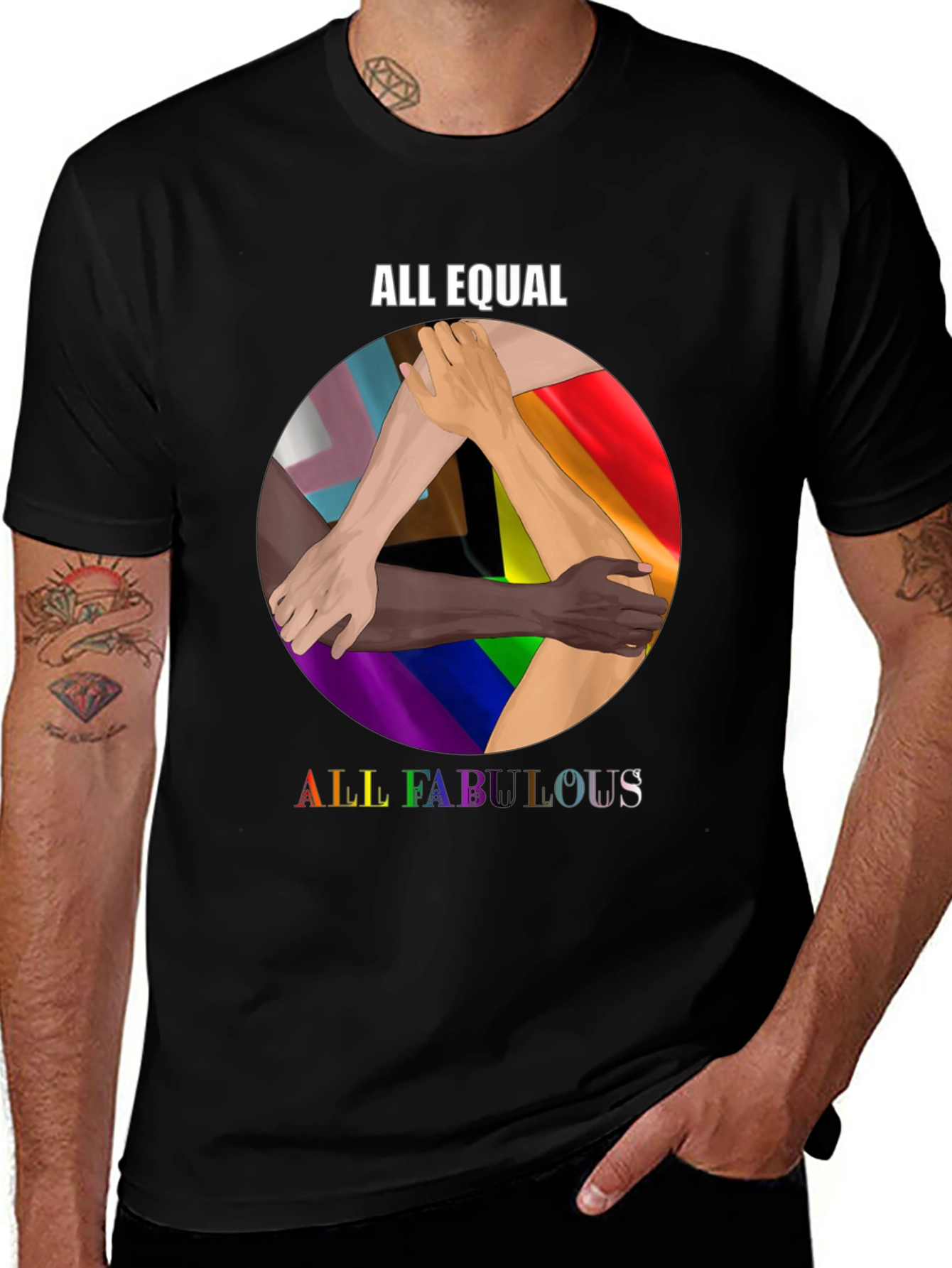 Variant 12 of All Equal All Fabulous T-Shirt