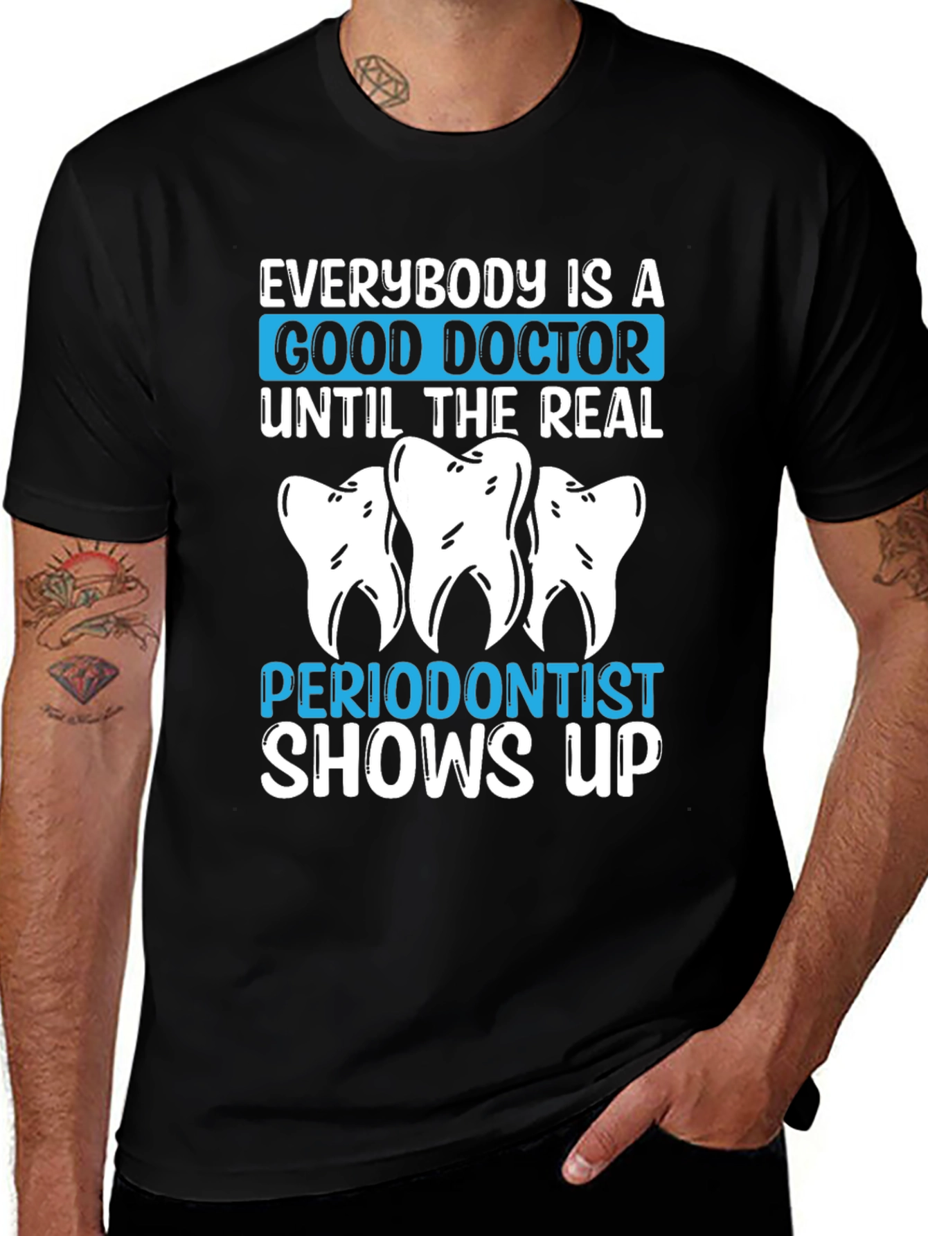 Variant 20 of Funny Periodontist T-Shirt: Good Doctor Dental Tee