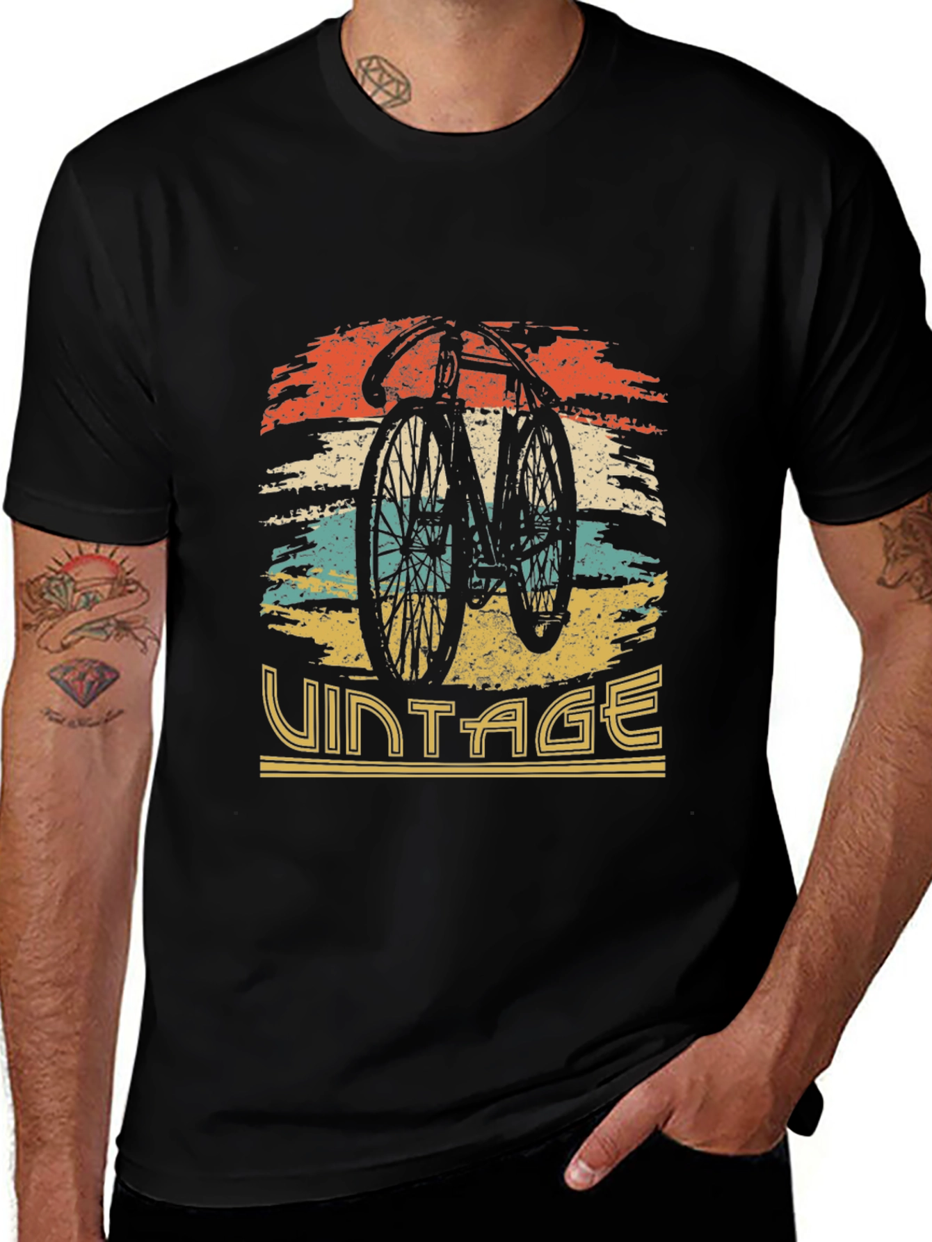 Variant 14 of Vintage Bike Graphic T-Shirt - Cool Retro Design