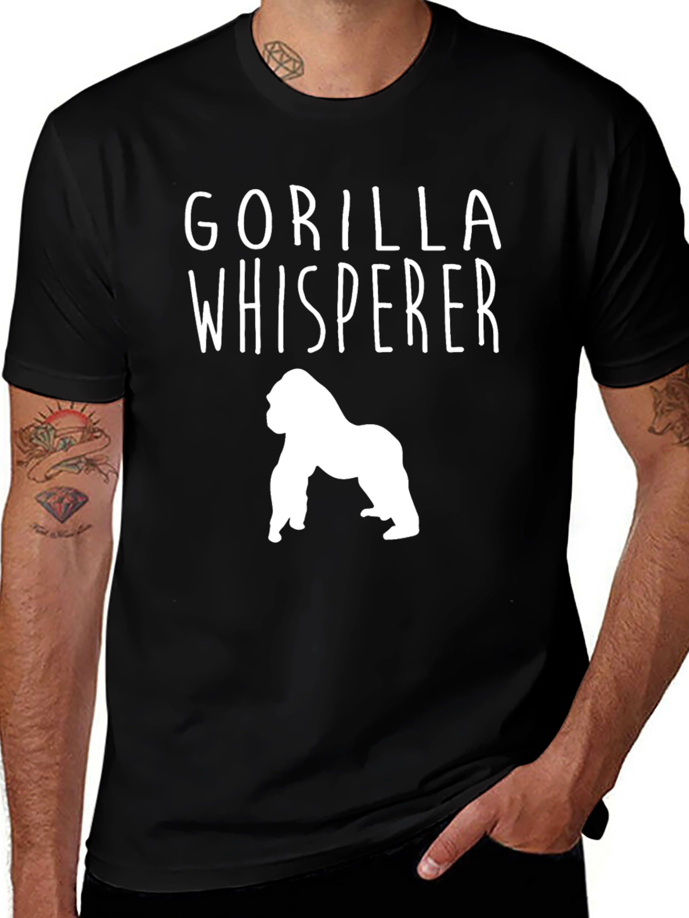 Variant 11 of Gorilla Whisperer Graphic Tee