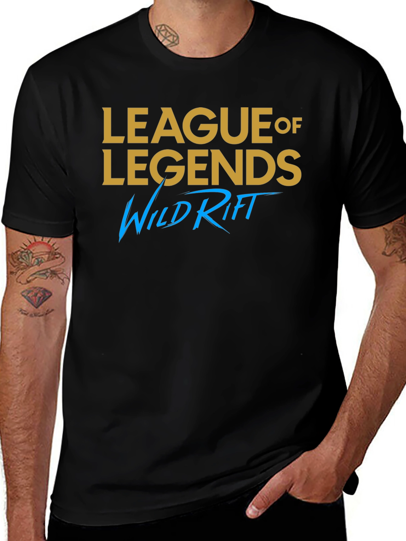 League of Legends Wild Rift Black T-Shirt