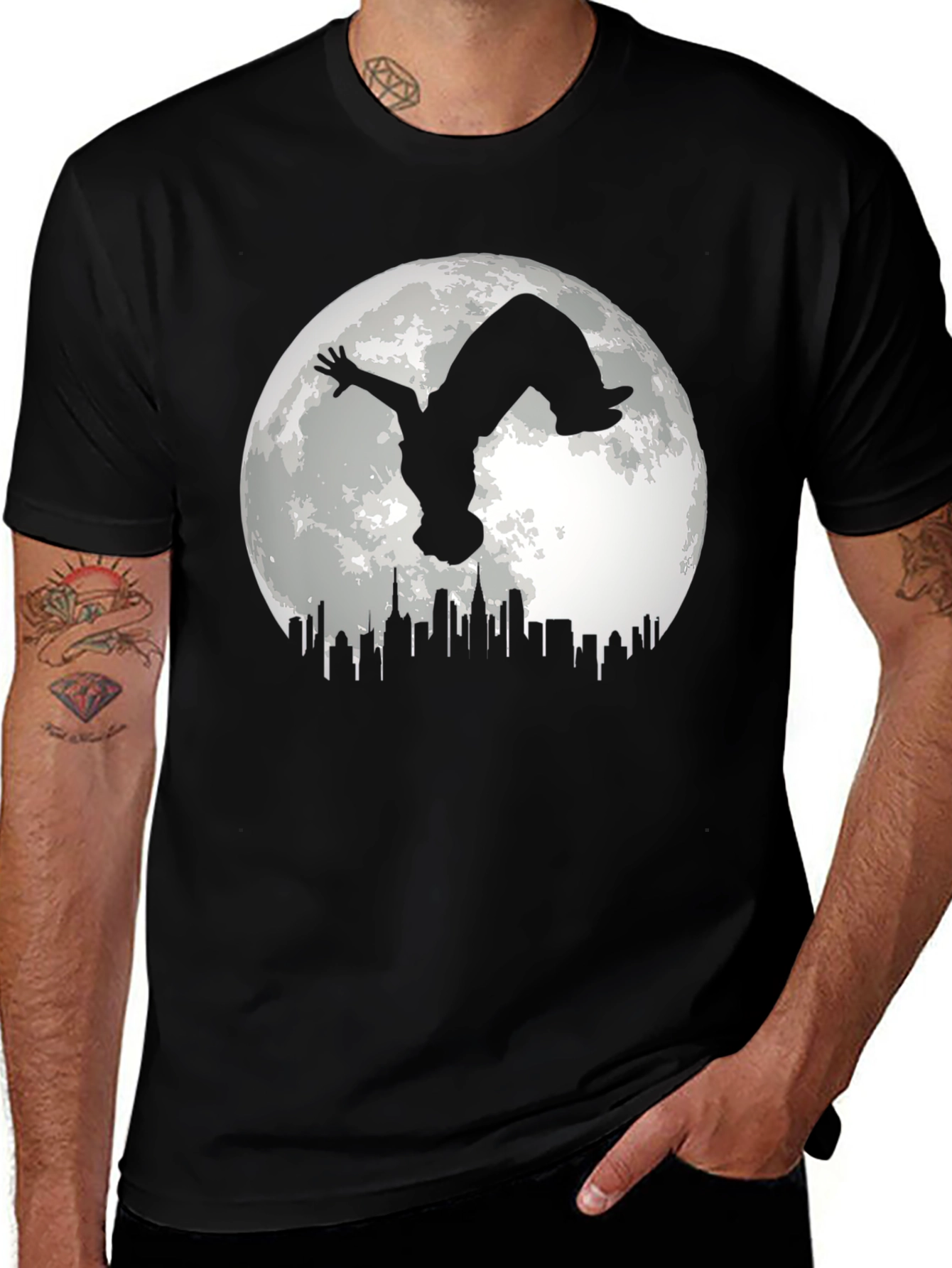 Moon Flip Tee - Urban Acrobat T-Shirt