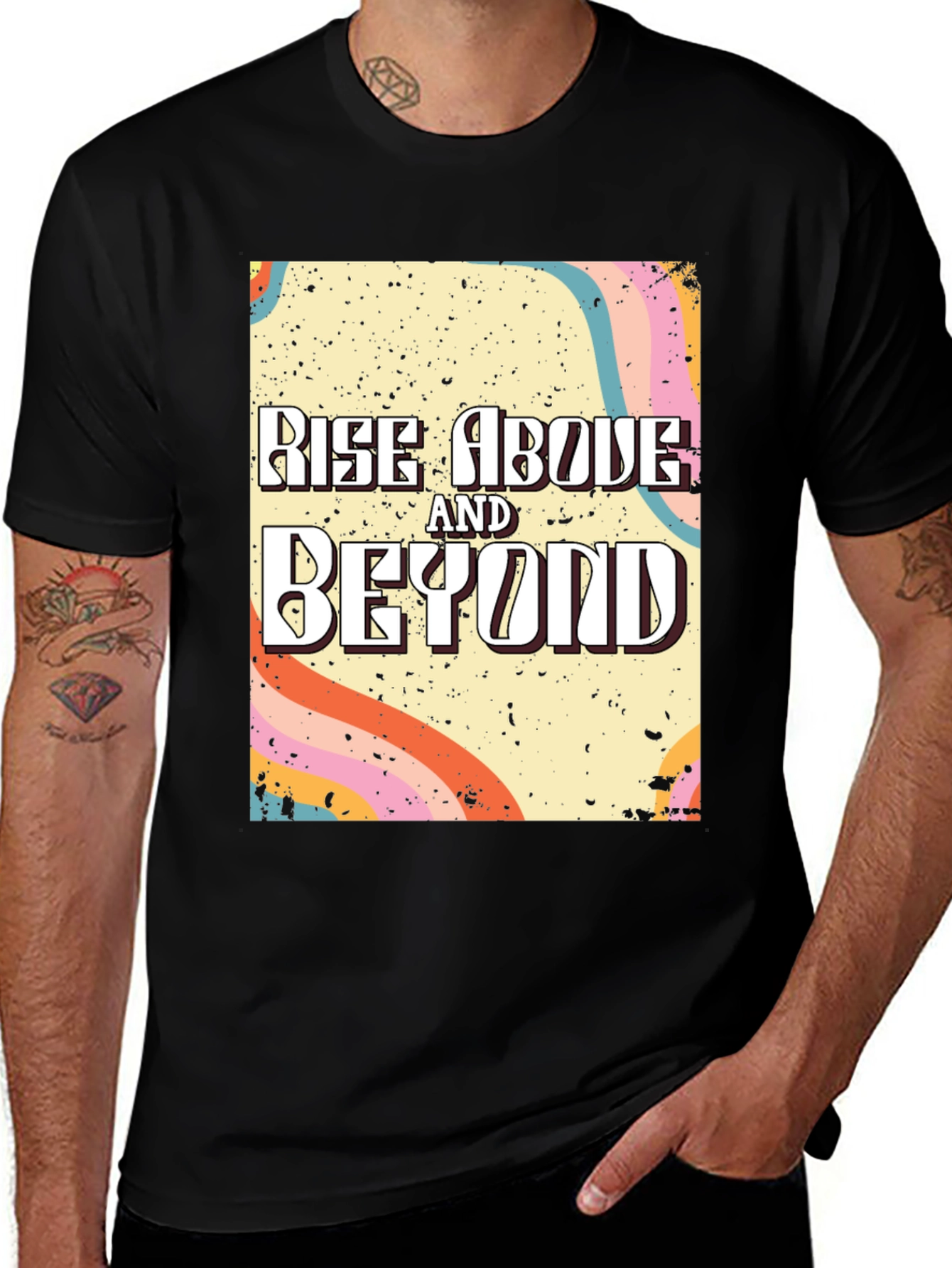 Variant 25 of Rise Above & Beyond Graphic Tee