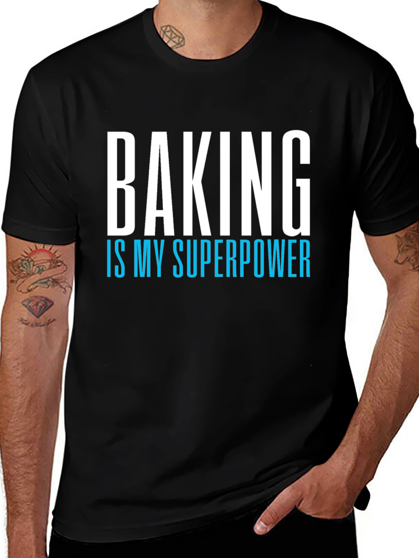 Variant 17 of Baking is My Superpower Graphic Tee