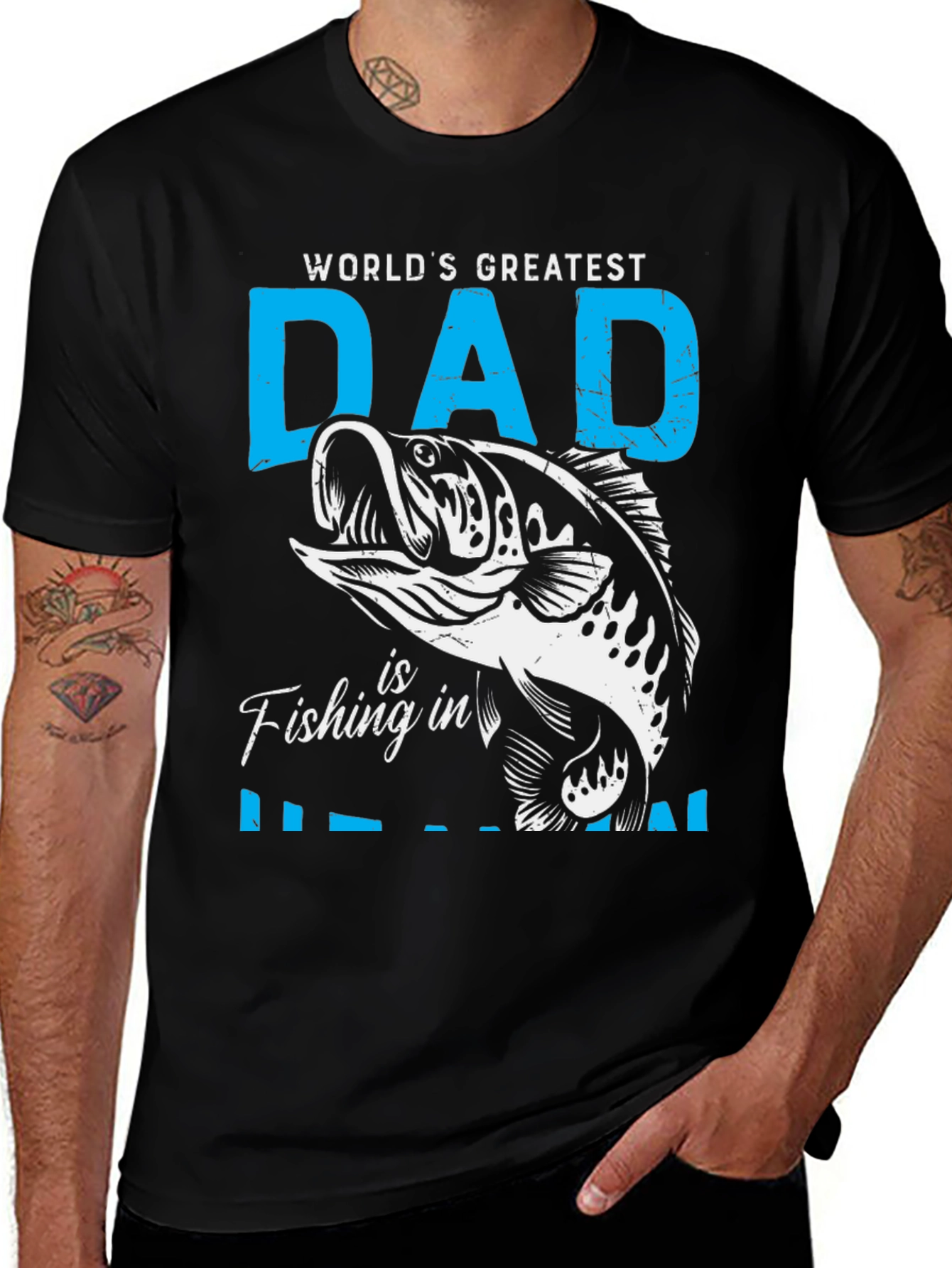 Variant 21 of World's Greatest Dad Fishing T-Shirt