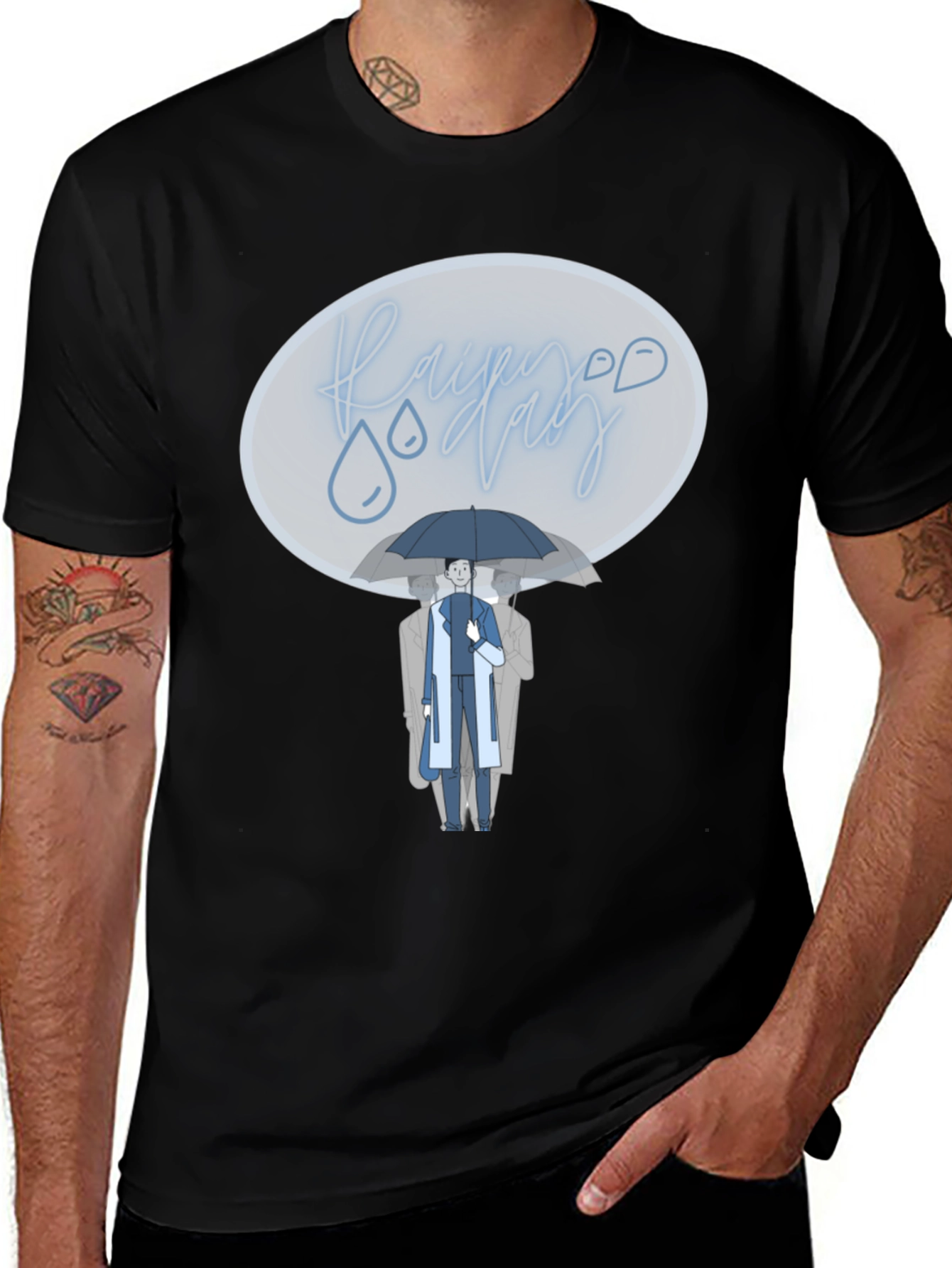 Variant 26 of Rainy Day Graphic T-Shirt