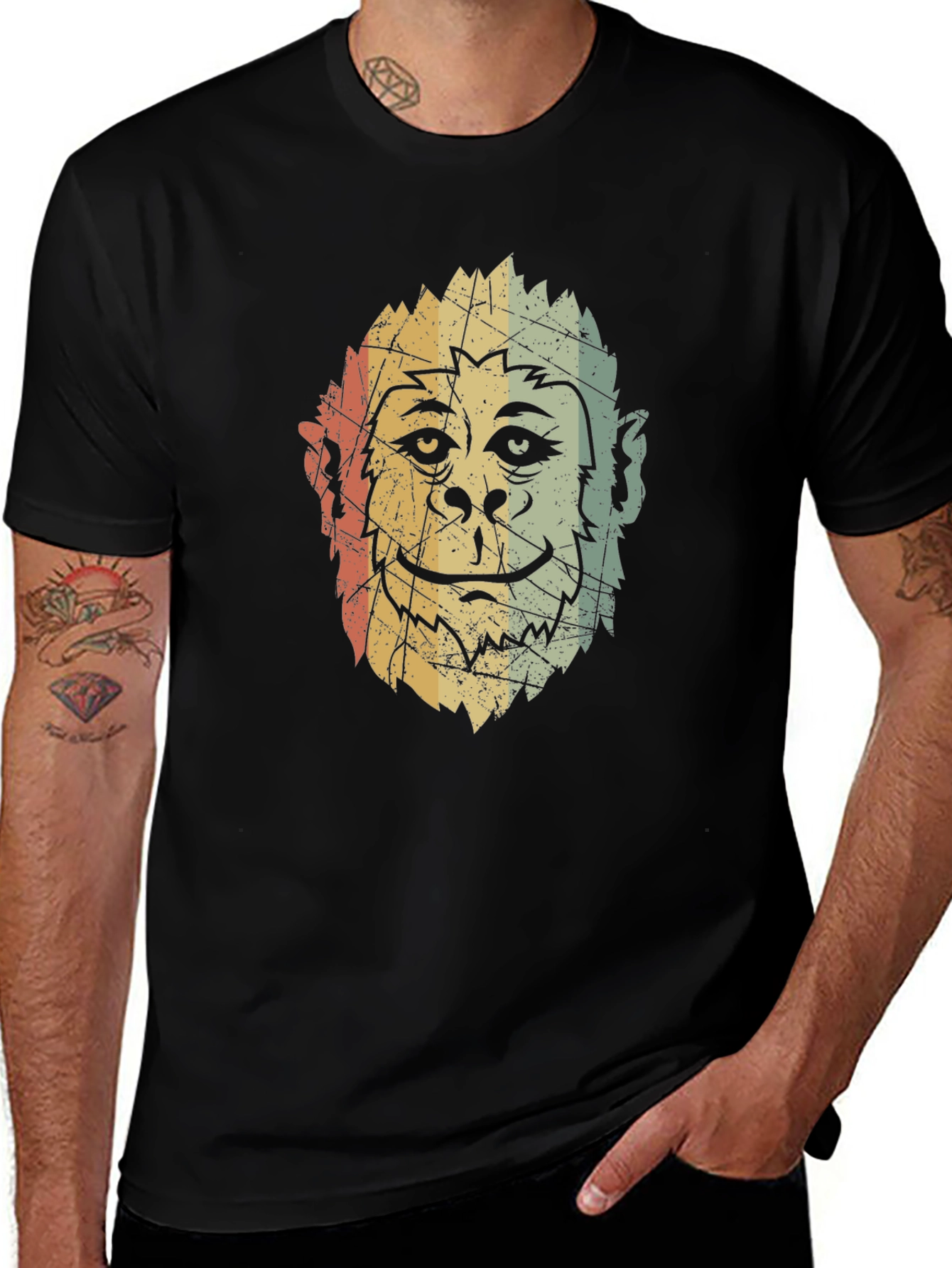 Variant 10 of Retro Bigfoot T-Shirt - Sasquatch Graphic Tee