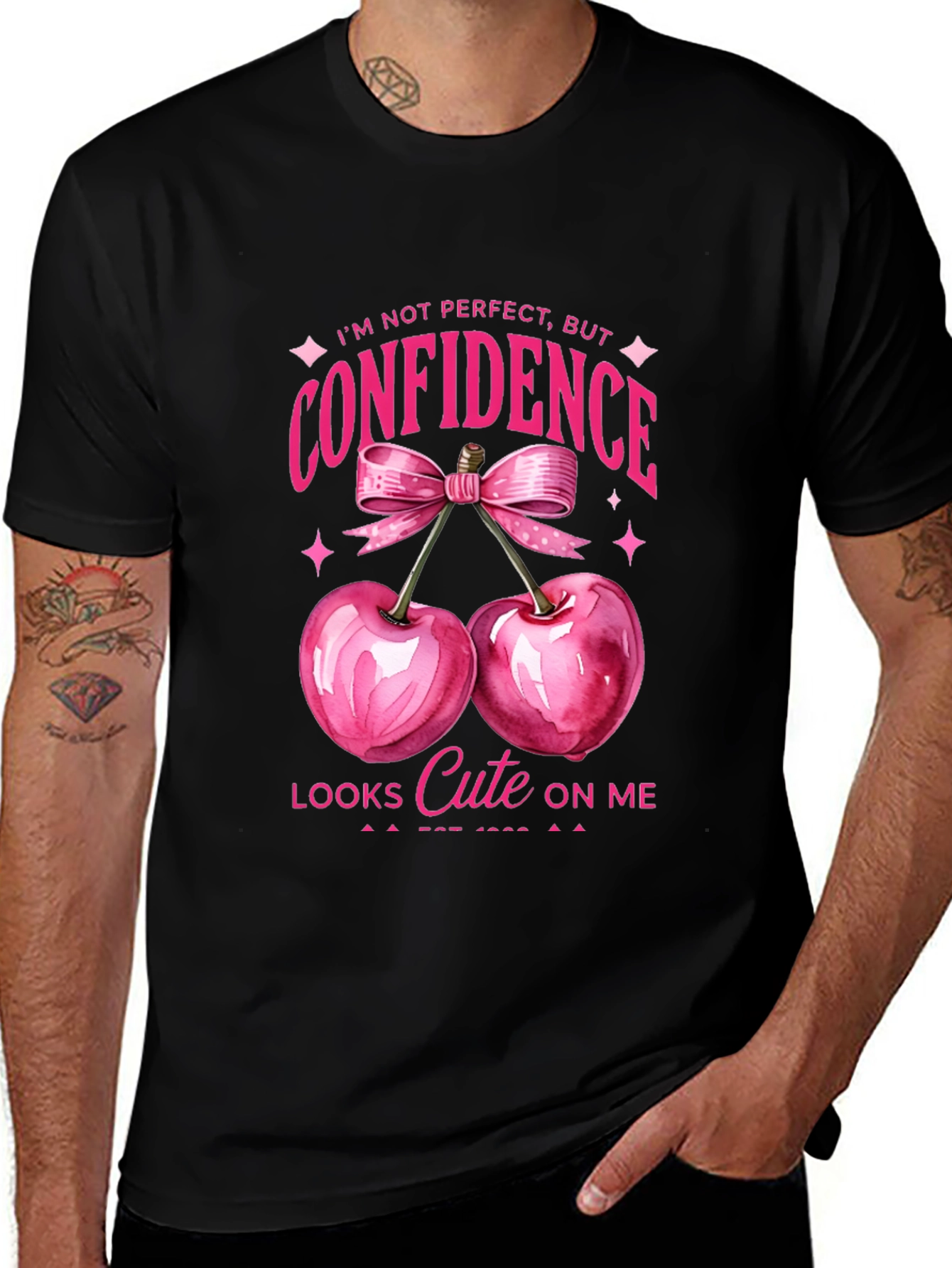 Variant 30 of Confidence Cute Cherry Graphic Tee