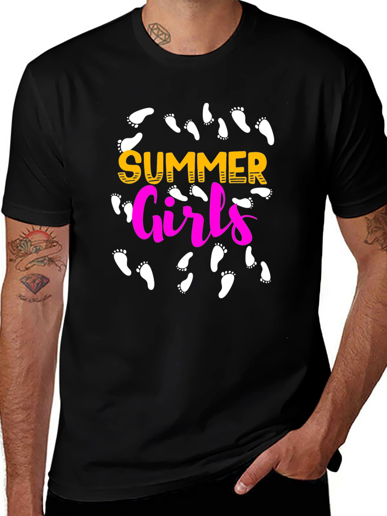 Variant 18 of Summer Girls Tee - Fun Beach Vibes T-Shirt
