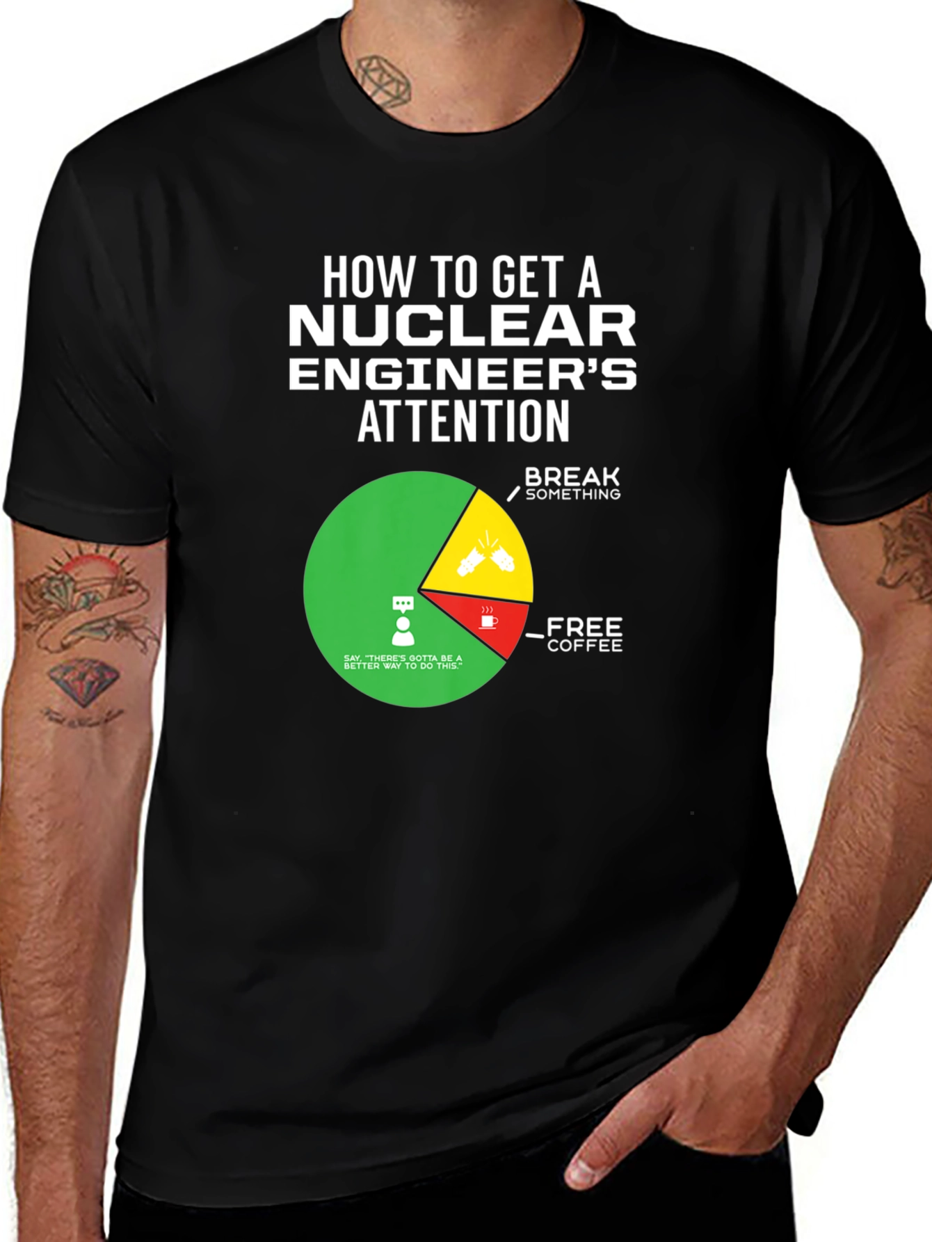 Variant 15 of Nuclear Engineer Attention T-Shirt