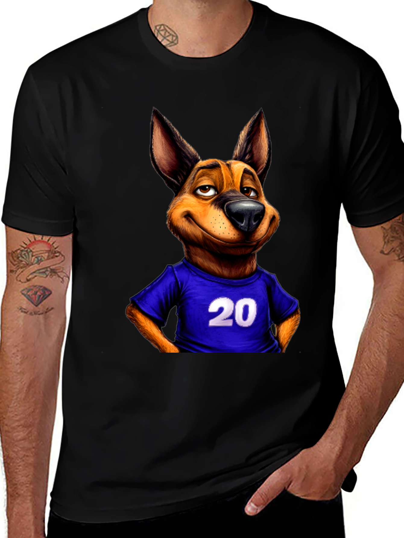 Variant 21 of Cartoon Dog T-Shirt - Number 20