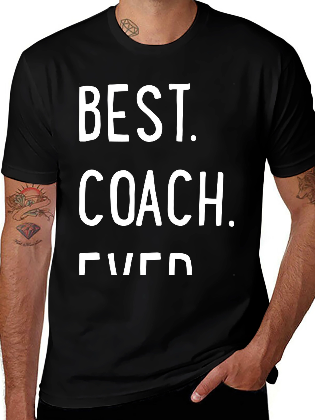 Variant 12 of Best Coach Ever - Novelty Graphic Tee