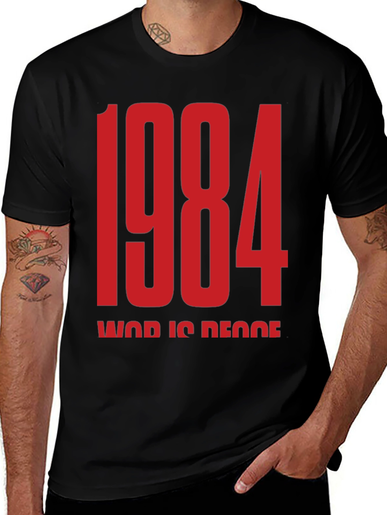 1984 'War is Peace' Graphic Tee - Classic Novel T-Shirt