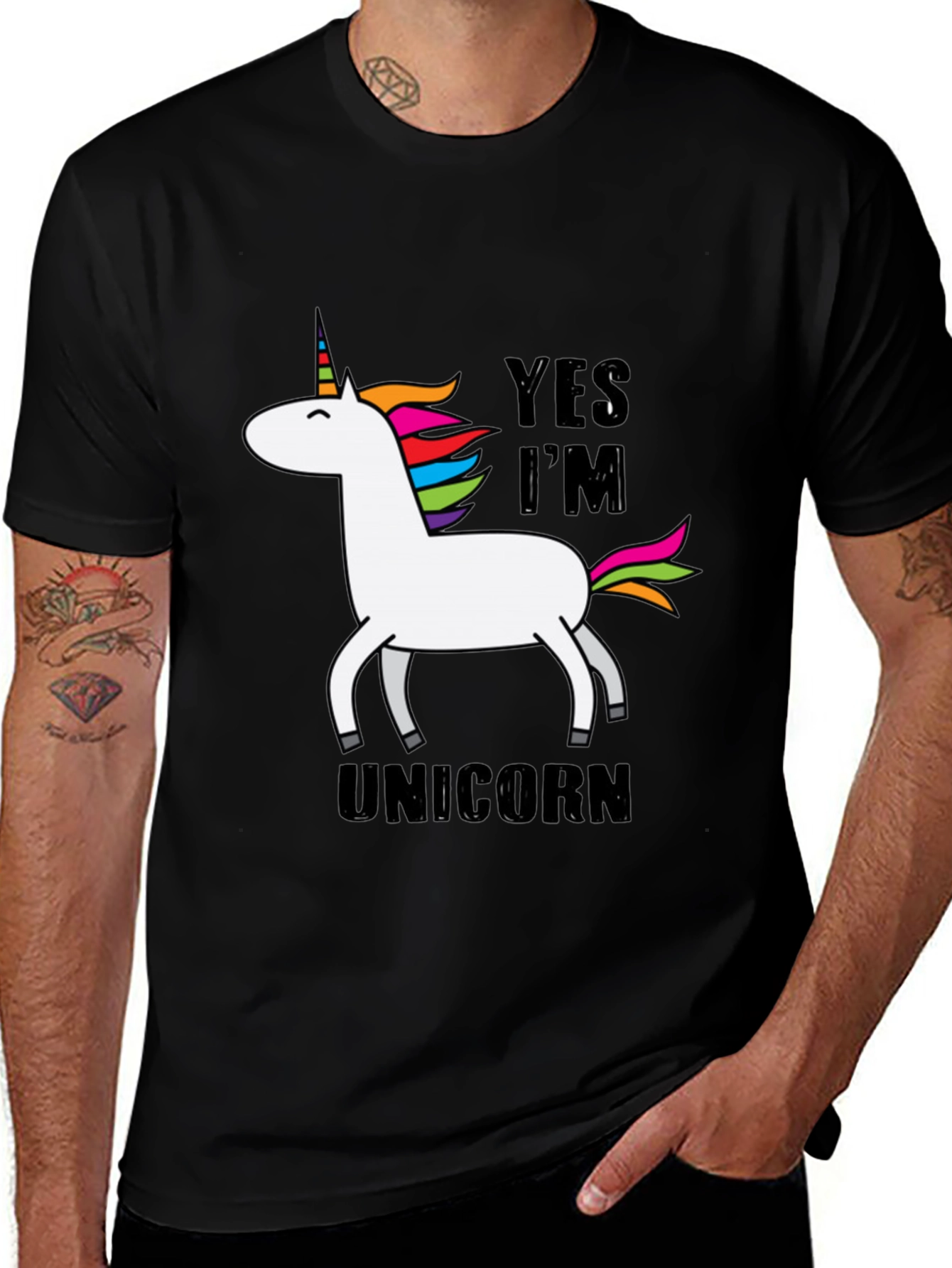 Variant 15 of Yes I'm a Unicorn T-Shirt - Graphic Tee