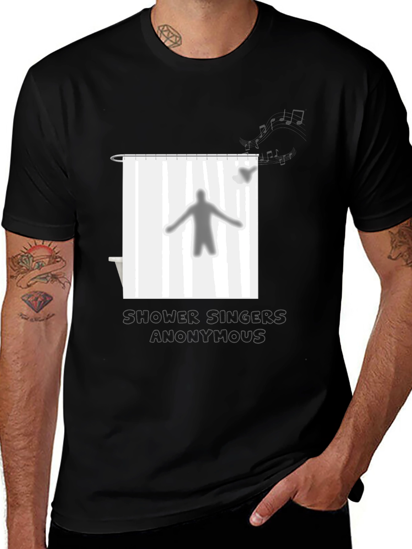 Variant 7 of Shower Singers Anonymous Graphic T-Shirt