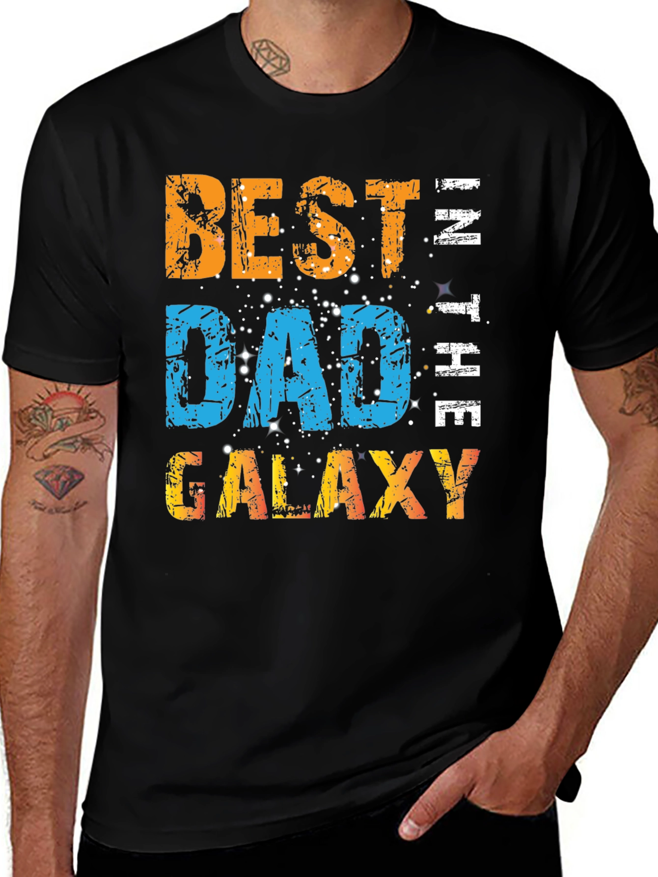 Variant 9 of Best Dad In The Galaxy Graphic Tee