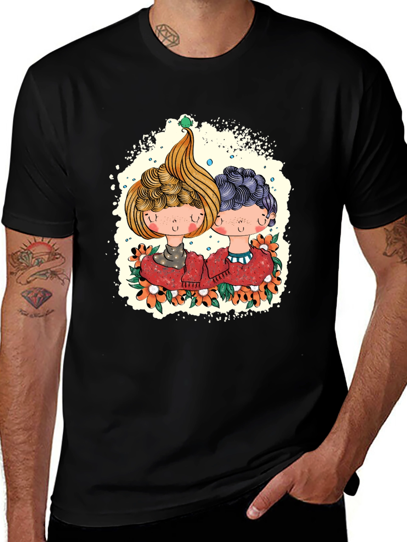 Variant 22 of Unique Graphic Tee - Whimsical Cartoon Design