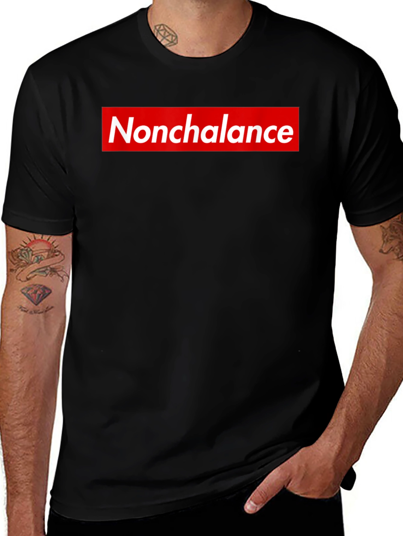 Variant 14 of Nonchalance Graphic Tee - Supreme Style