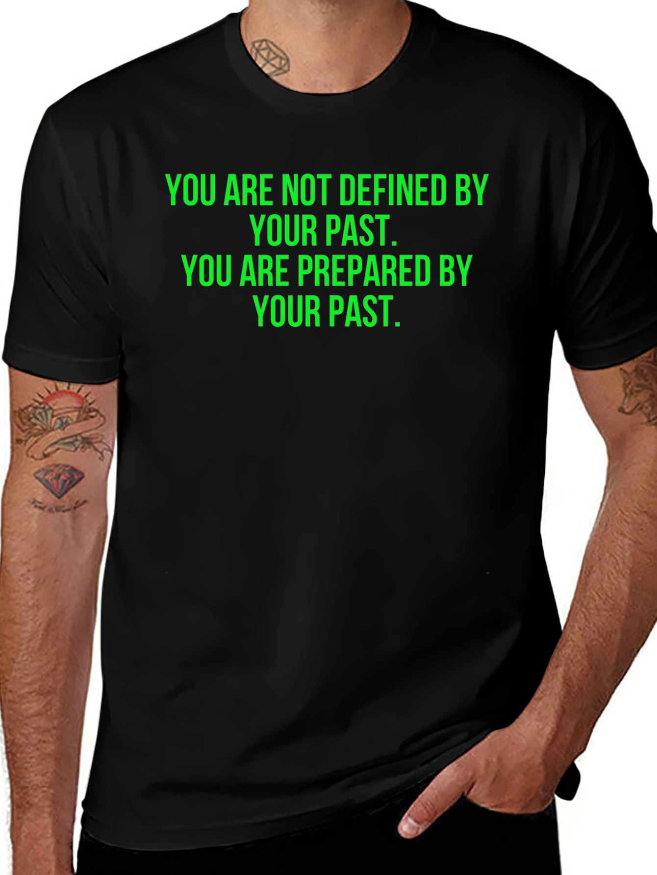 Variant 27 of Defined By The Past T-Shirt - Motivational Tee