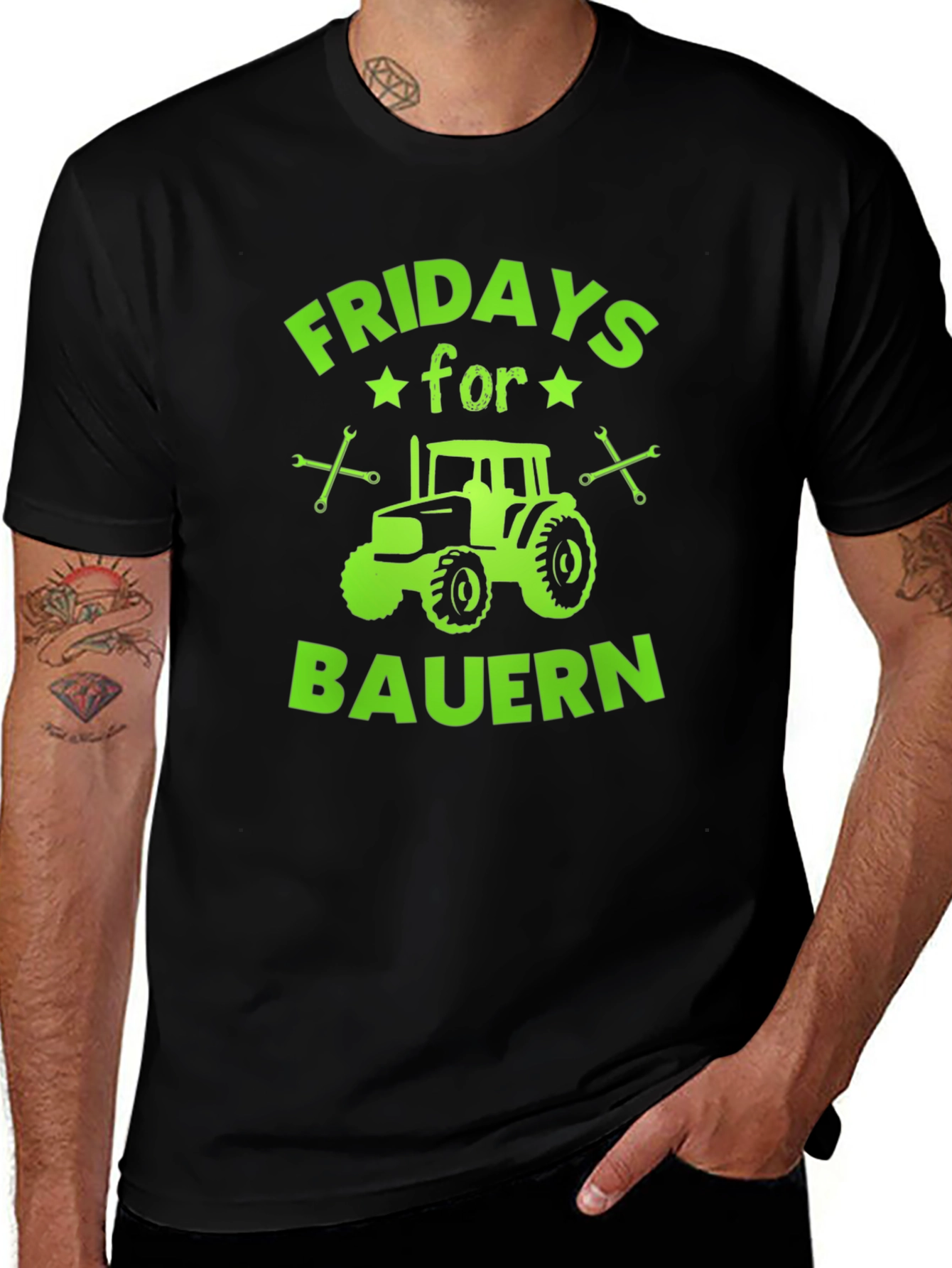 Fridays For Bauern Tractor Graphic Tee
