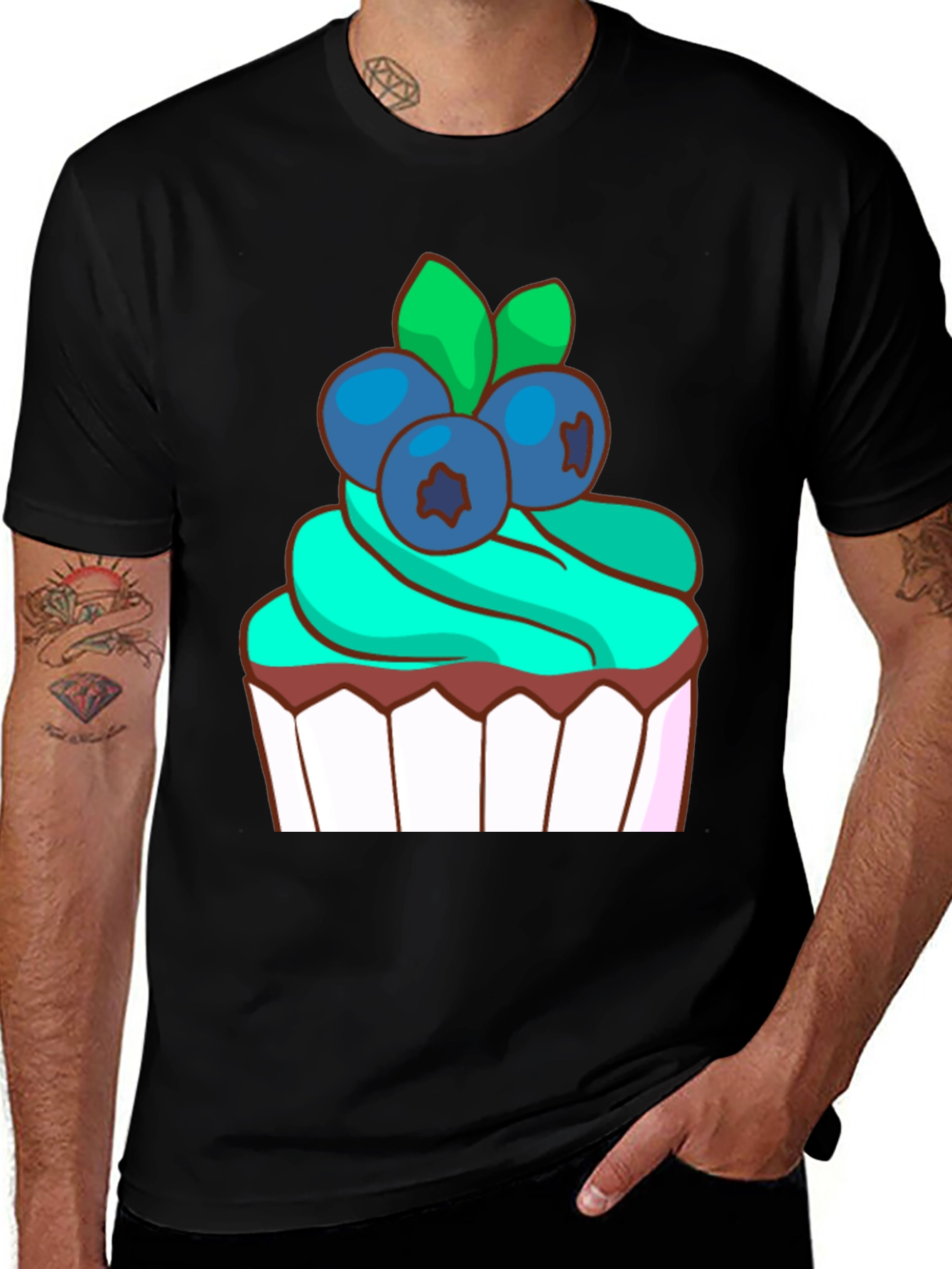 Variant 8 of Cupcake Graphic Tee - Sweet Treat Style