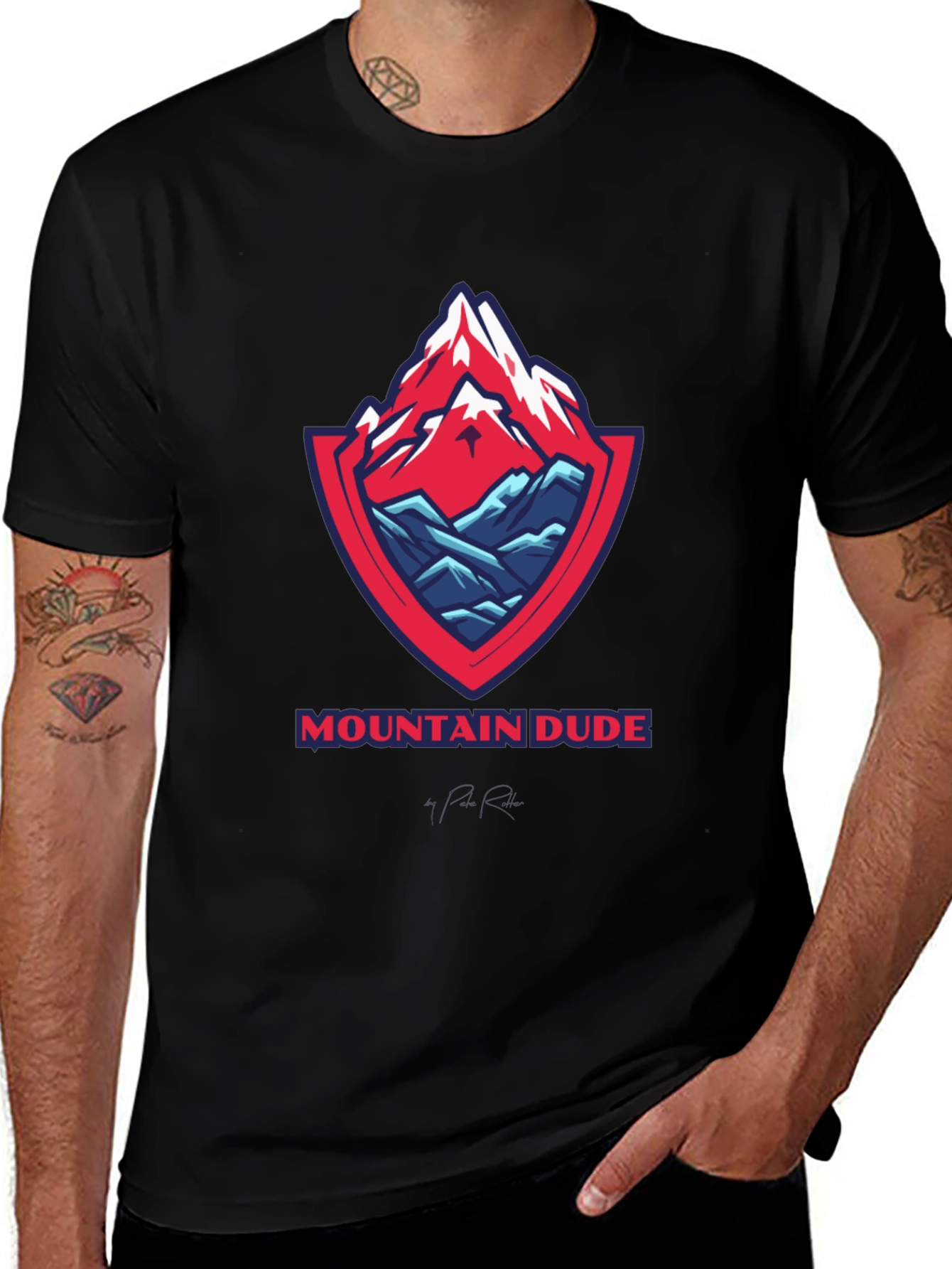 Variant 13 of Mountain Dude Graphic T-Shirt
