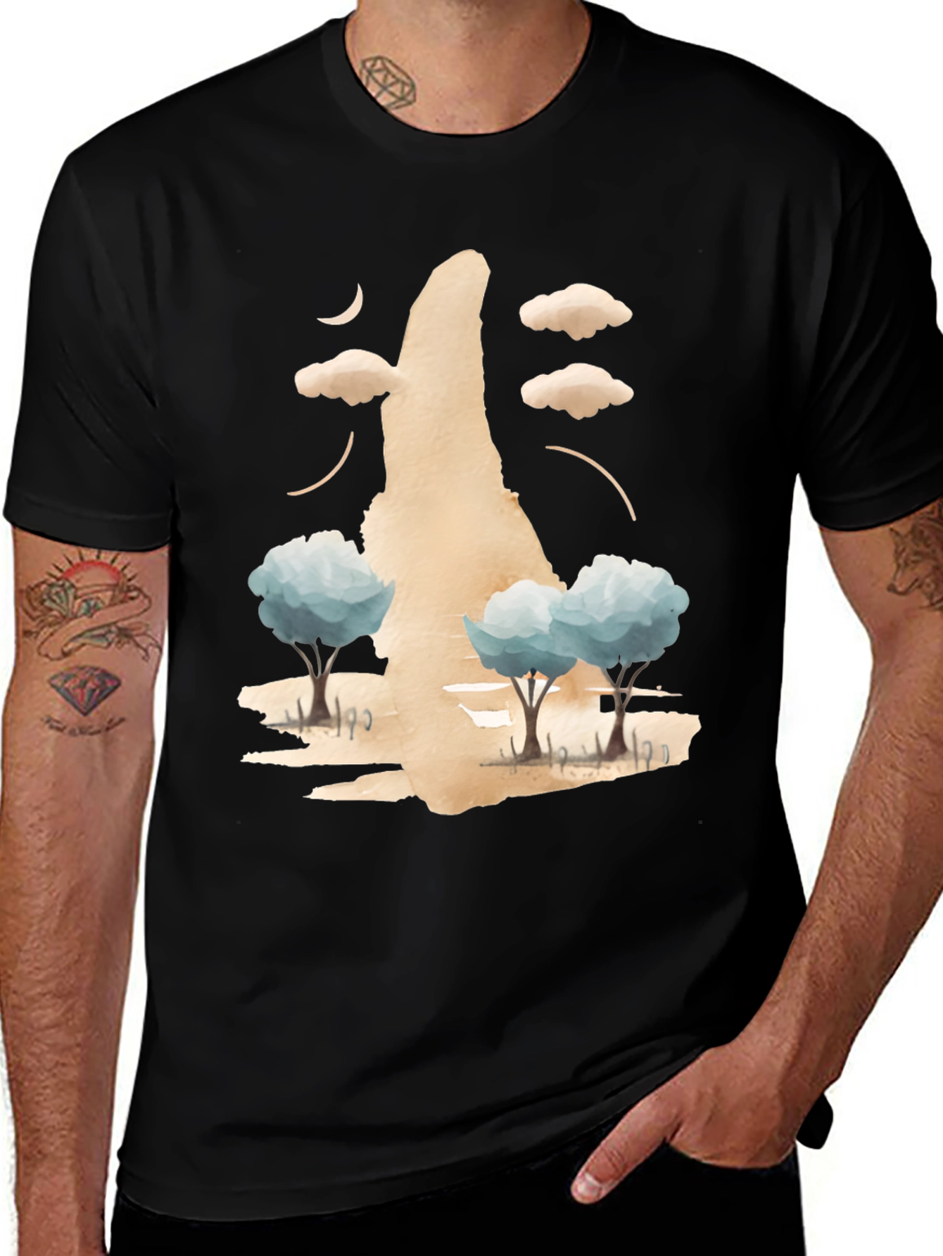 Variant 11 of Scenic Landscape Graphic Tee