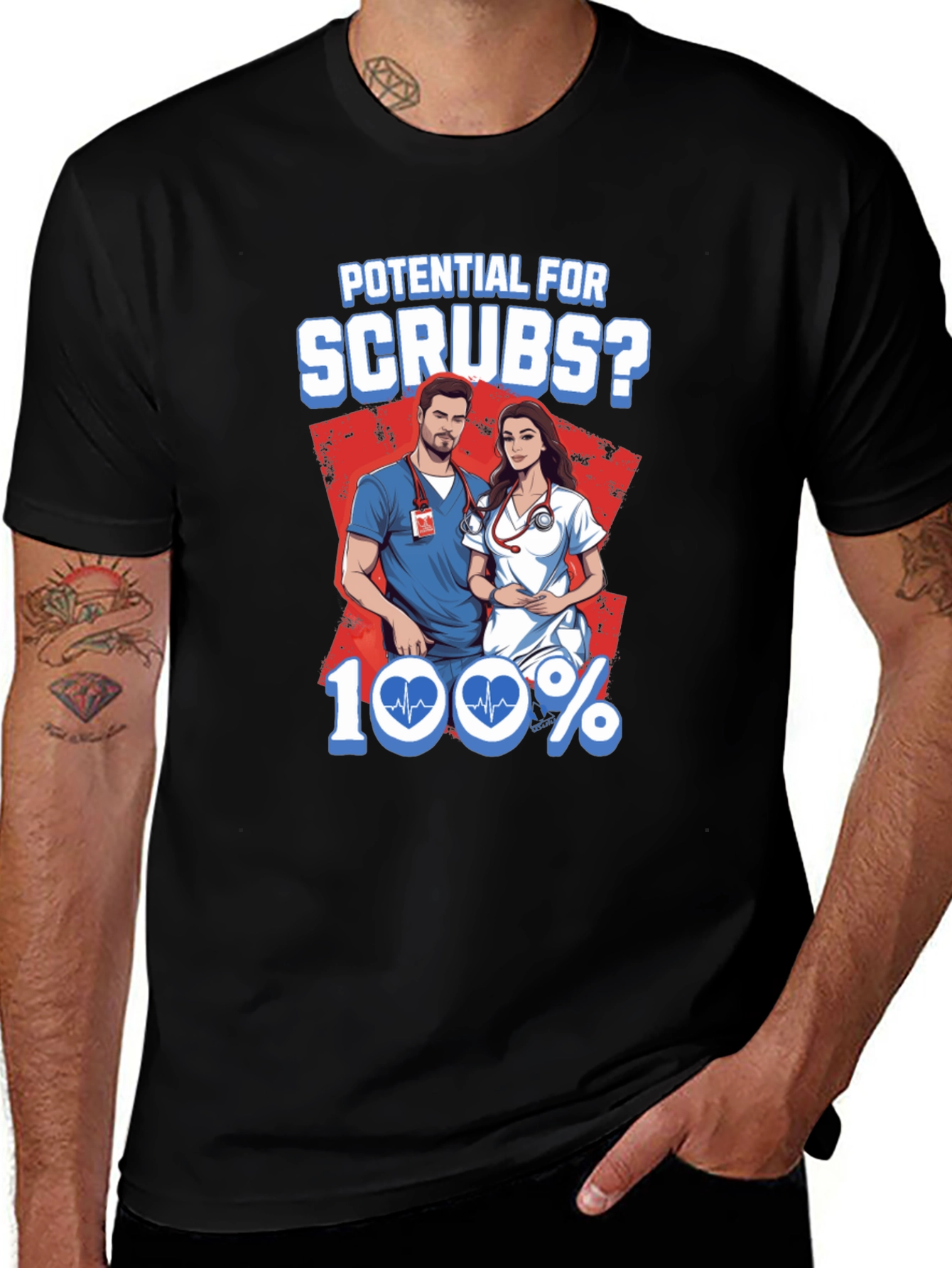 Variant 8 of Potential For Scrubs? Graphic T-Shirt