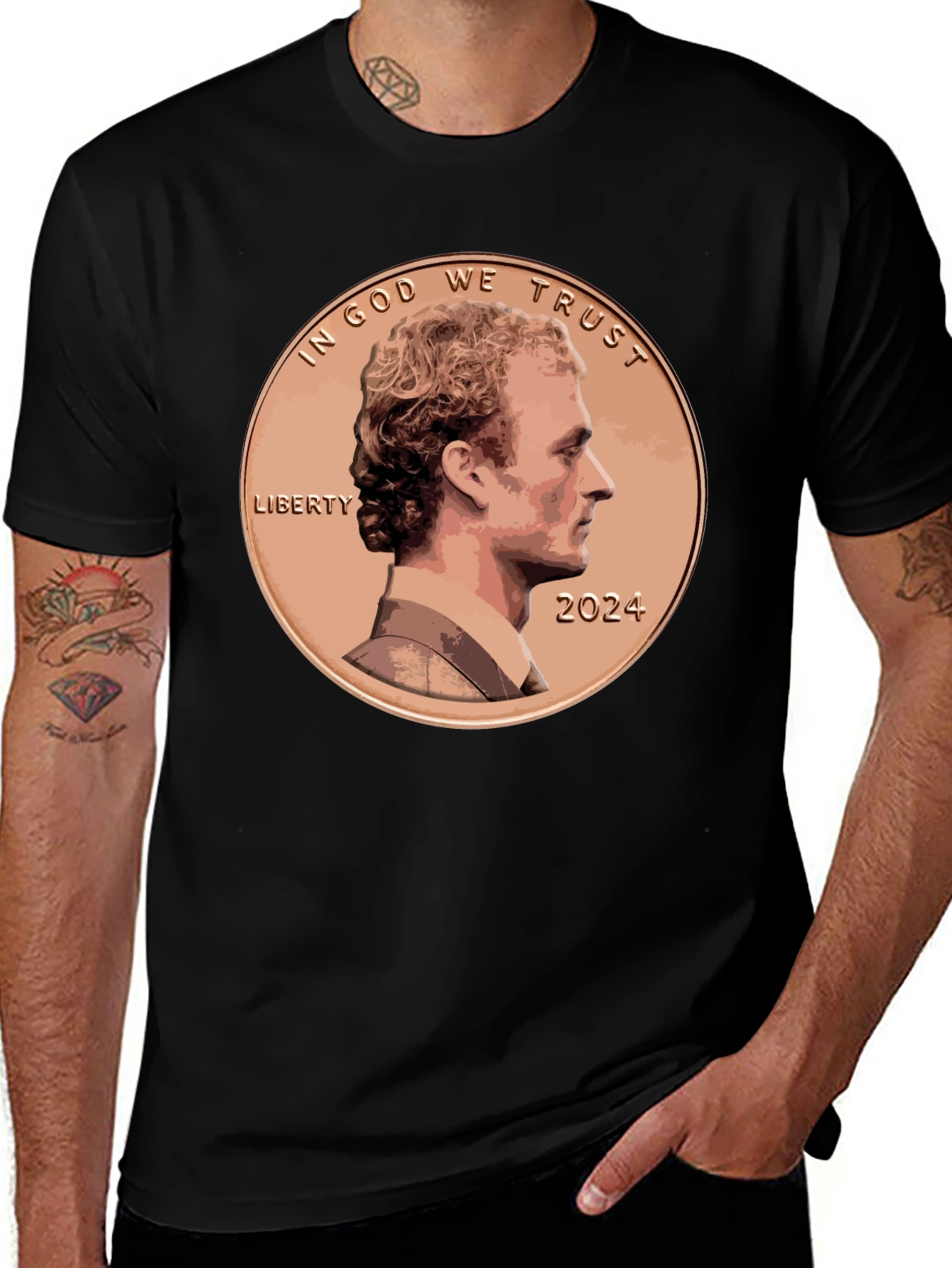 Variant 5 of 2024 Penny T-Shirt: In God We Trust