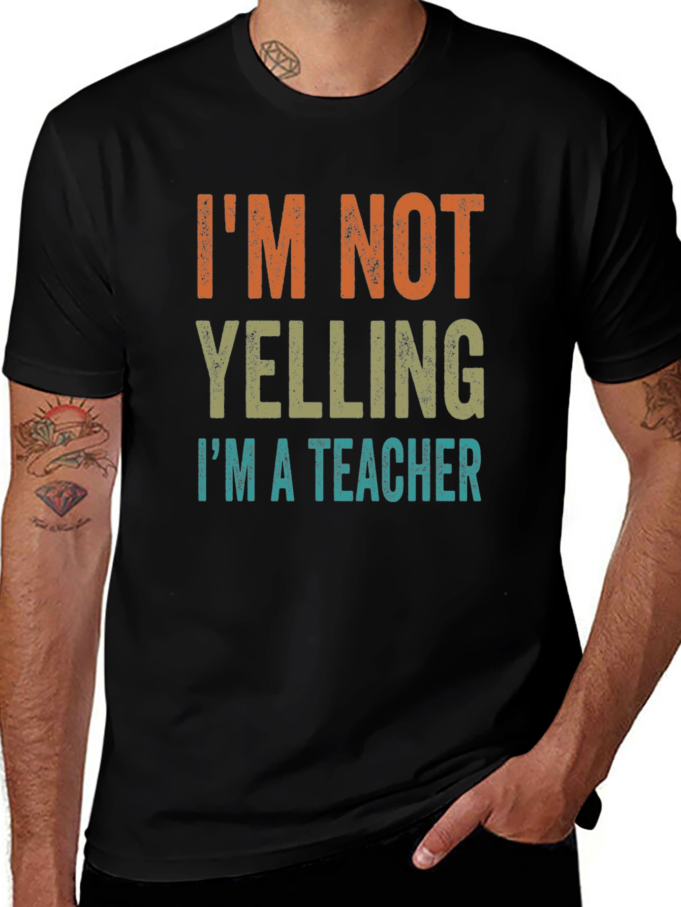 Variant 25 of I'm Not Yelling I'm a Teacher Graphic Tee