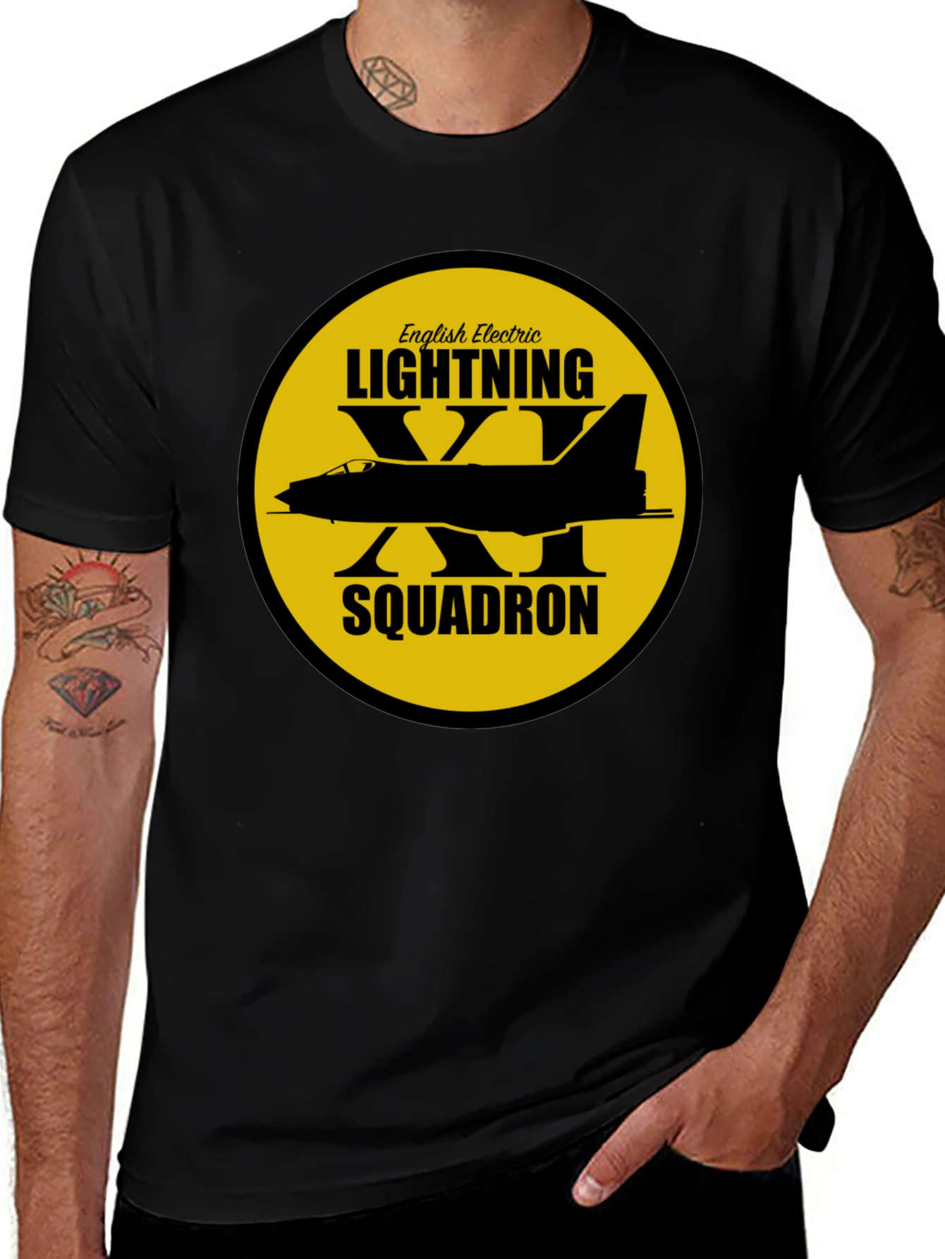 Variant 4 of English Electric Lightning XXI Squadron T-Shirt