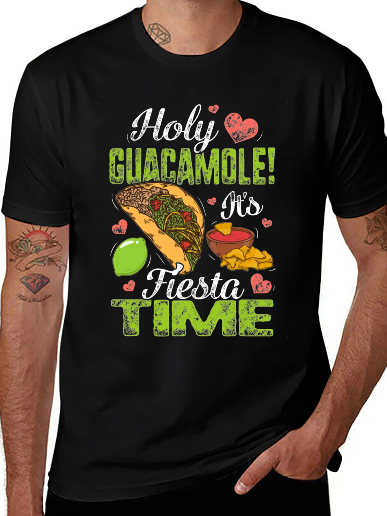 Variant 5 of Holy Guacamole Fiesta Time Graphic T-Shirt