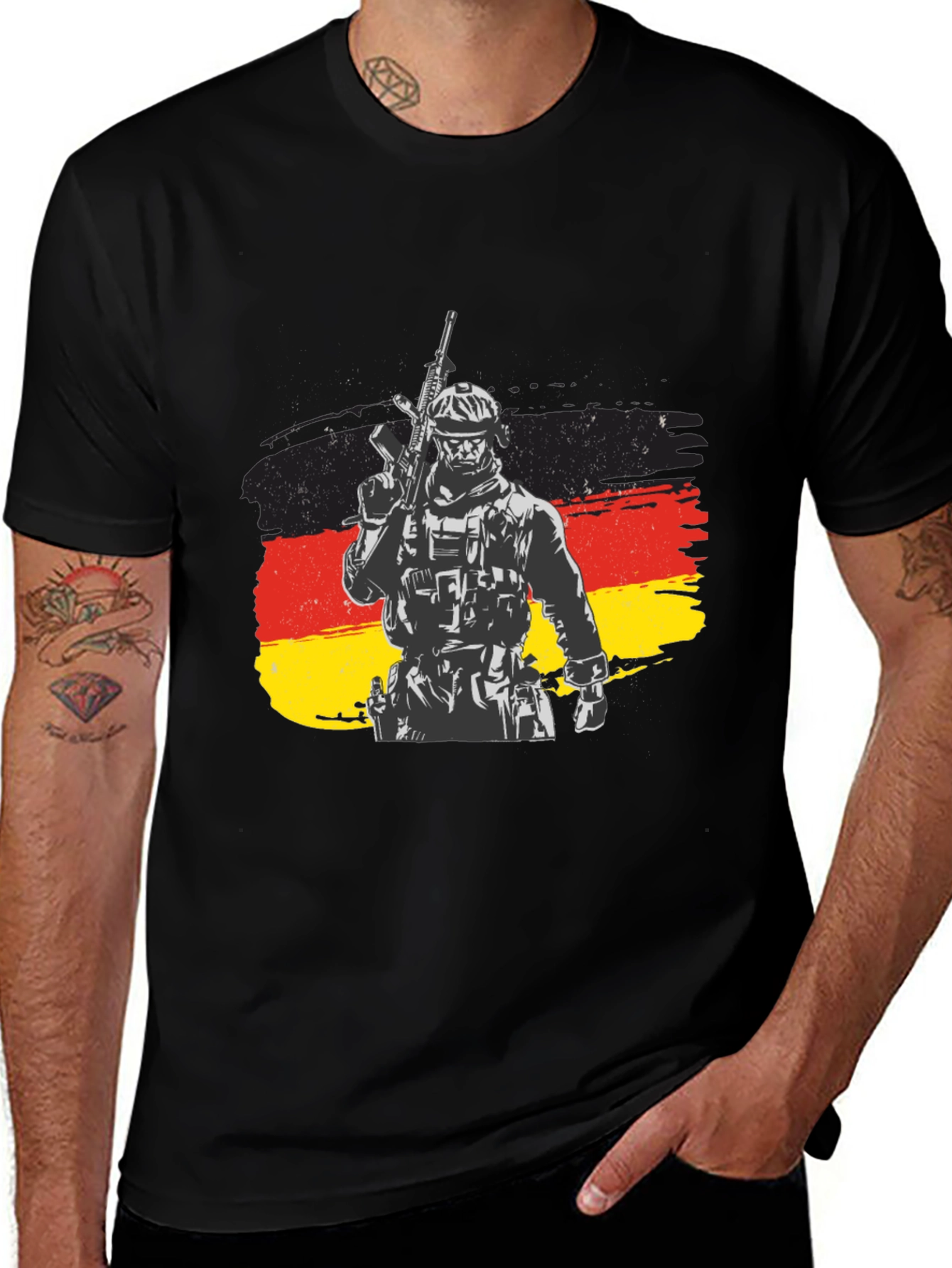 Variant 19 of German Soldier Flag Graphic Tee