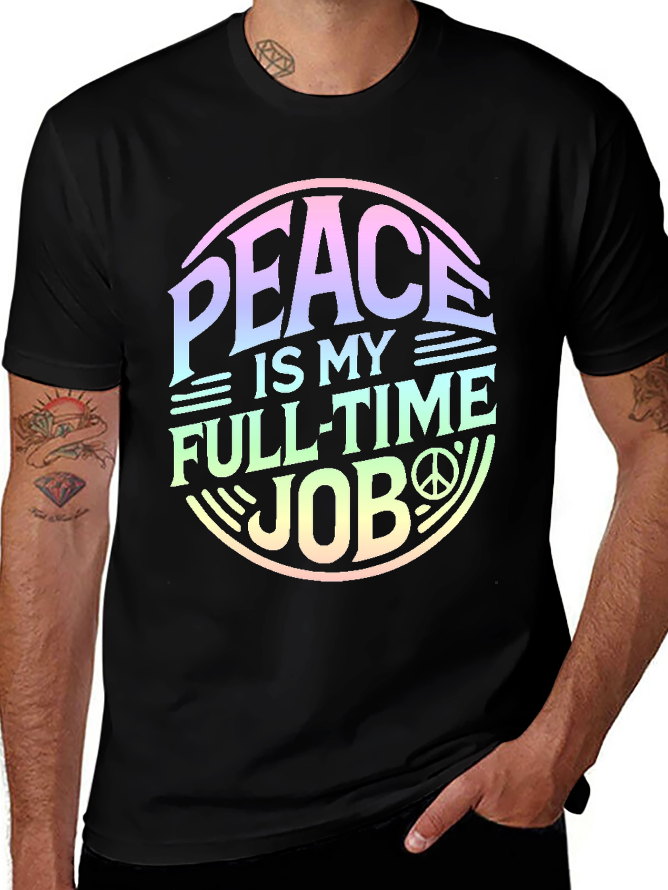 Variant 18 of Peace is My Full-Time Job T-Shirt