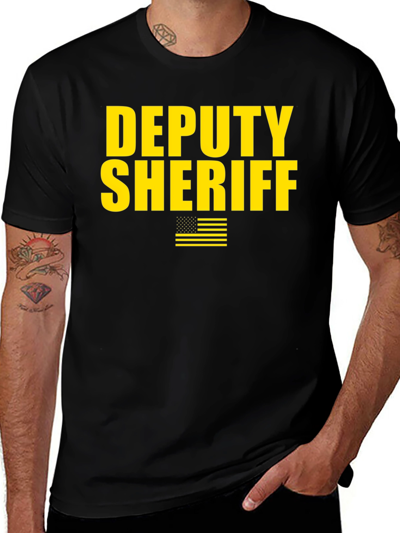 Variant 3 of Deputy Sheriff T-Shirt - Law Enforcement Pride