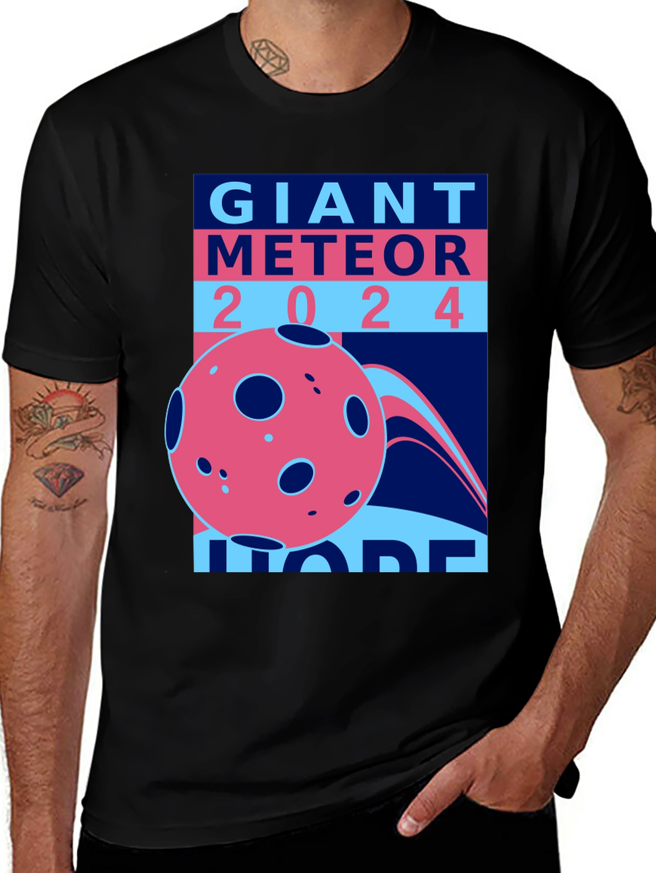 Variant 20 of Giant Meteor 2024 Graphic T-Shirt