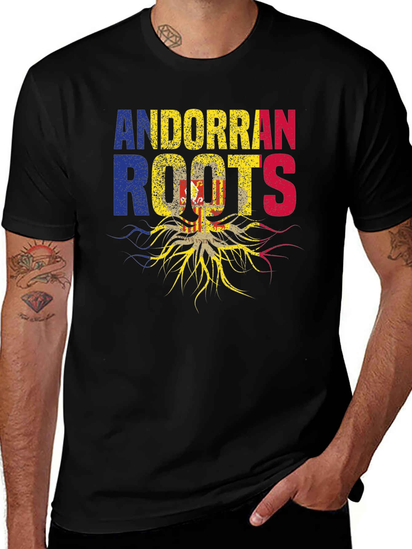 Andorran Roots T-Shirt - Andorra Flag Pride