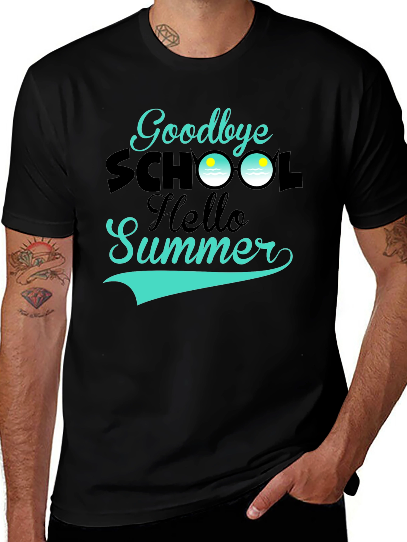 Variant 8 of Goodbye School Hello Summer Graphic Tee