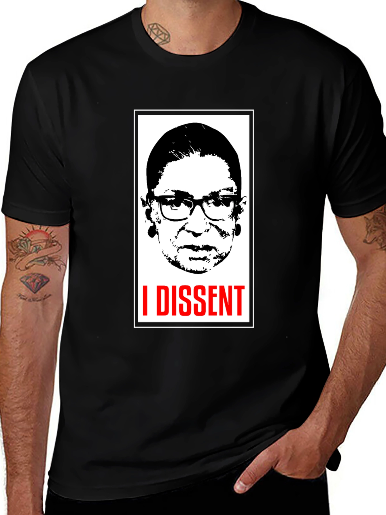 I Dissent T-Shirt - Ruth Bader Ginsburg RBG Graphic Tee