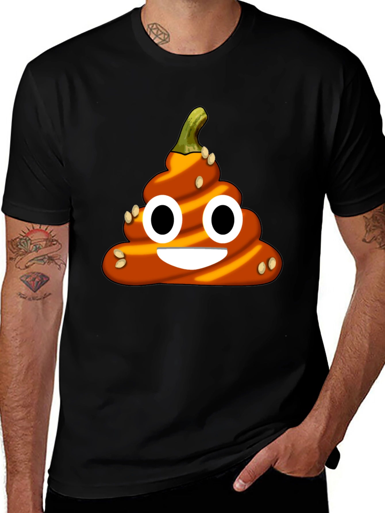 Variant 5 of Pumpkin Poop Emoji Halloween T-Shirt