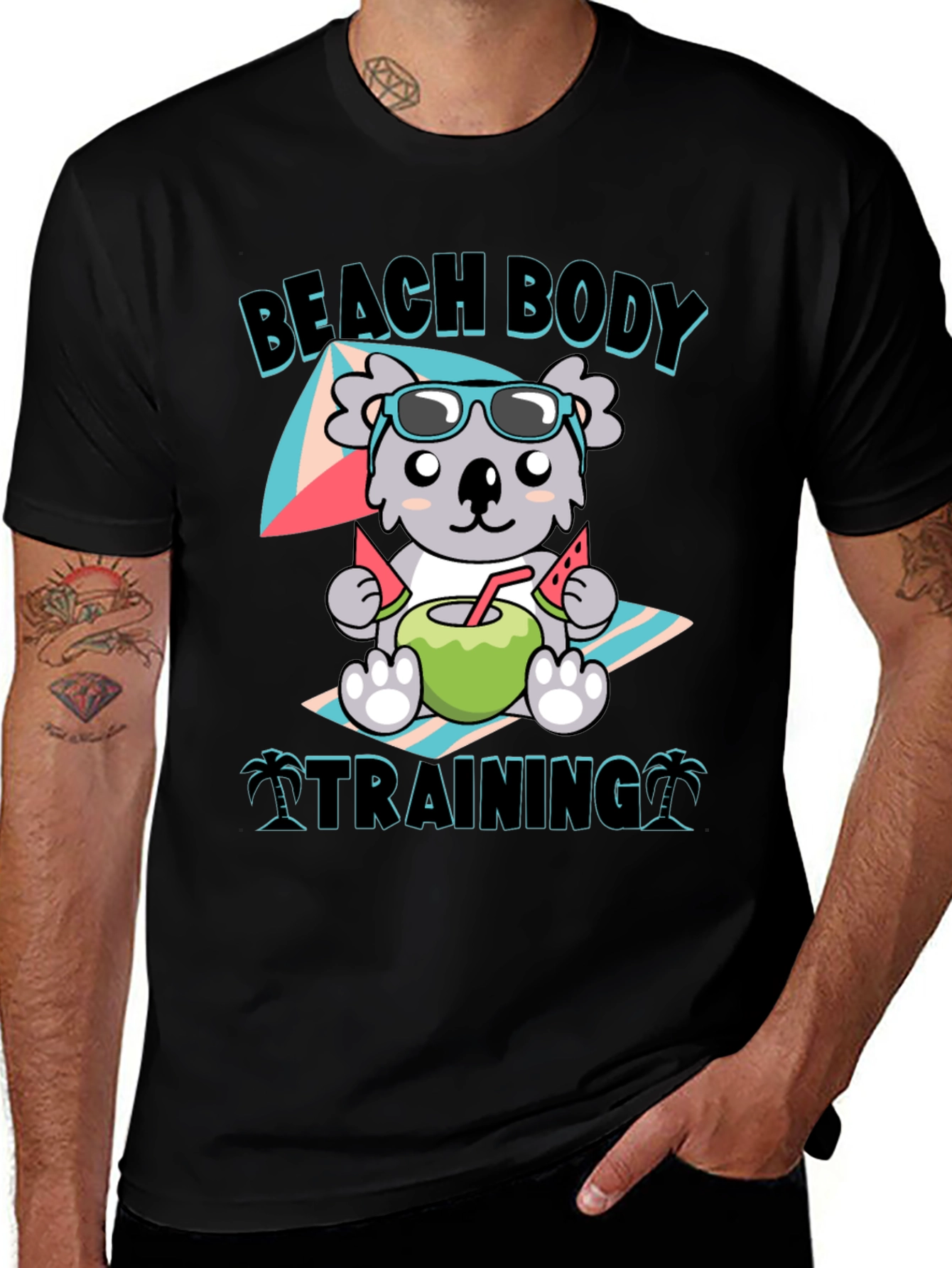 Variant 6 of Beach Body Training Koala T-Shirt