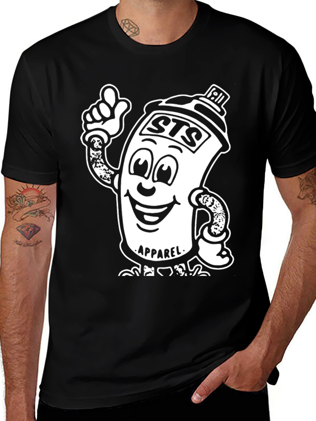 Variant 2 of STS Apparel Cartoon Graphic T-Shirt