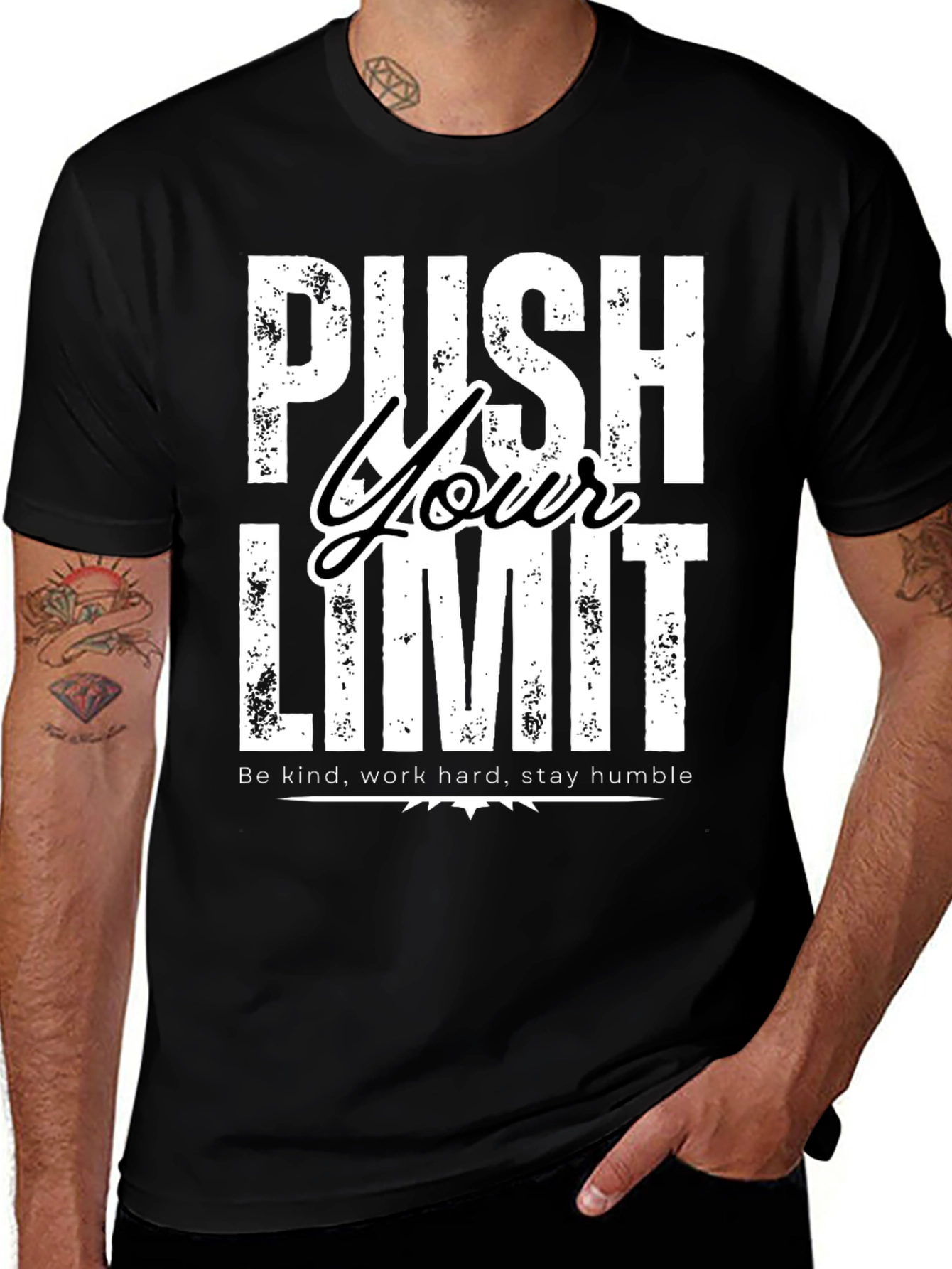 Variant 25 of Push Your Limit Graphic T-Shirt